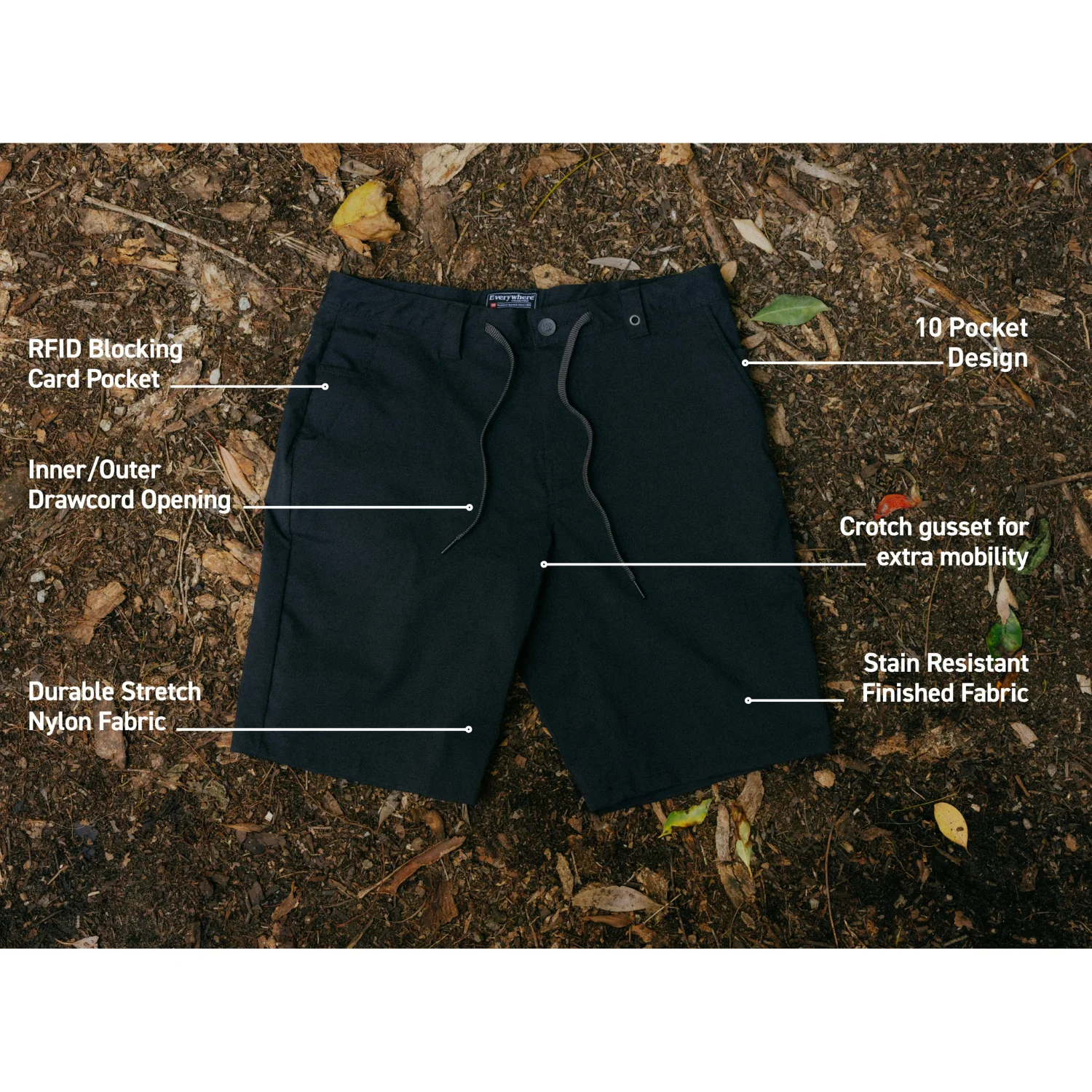 686 Everywhere 9" Hybrid Shorts - Men's - Image 11