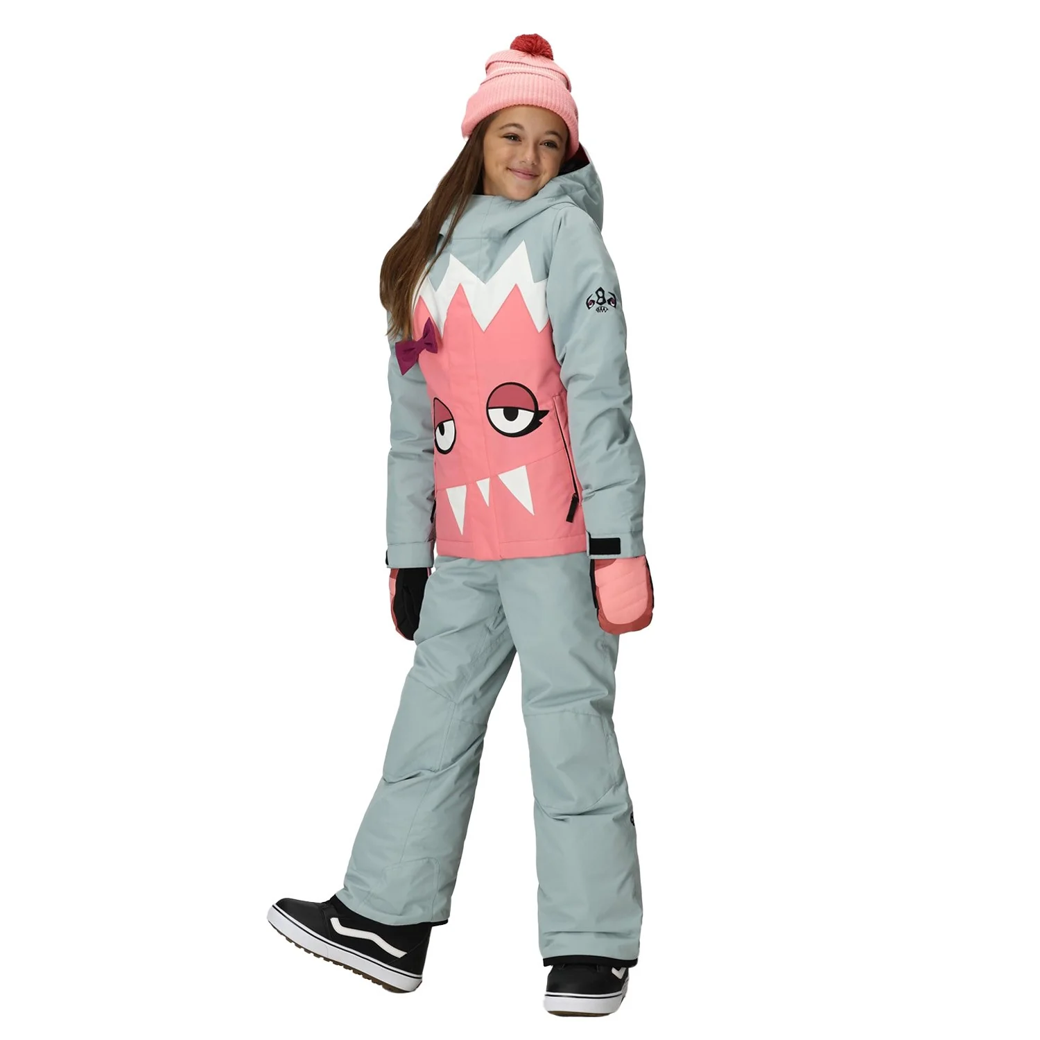 686 Sierra Insulated Bib 2026 - Girls' - Image 3