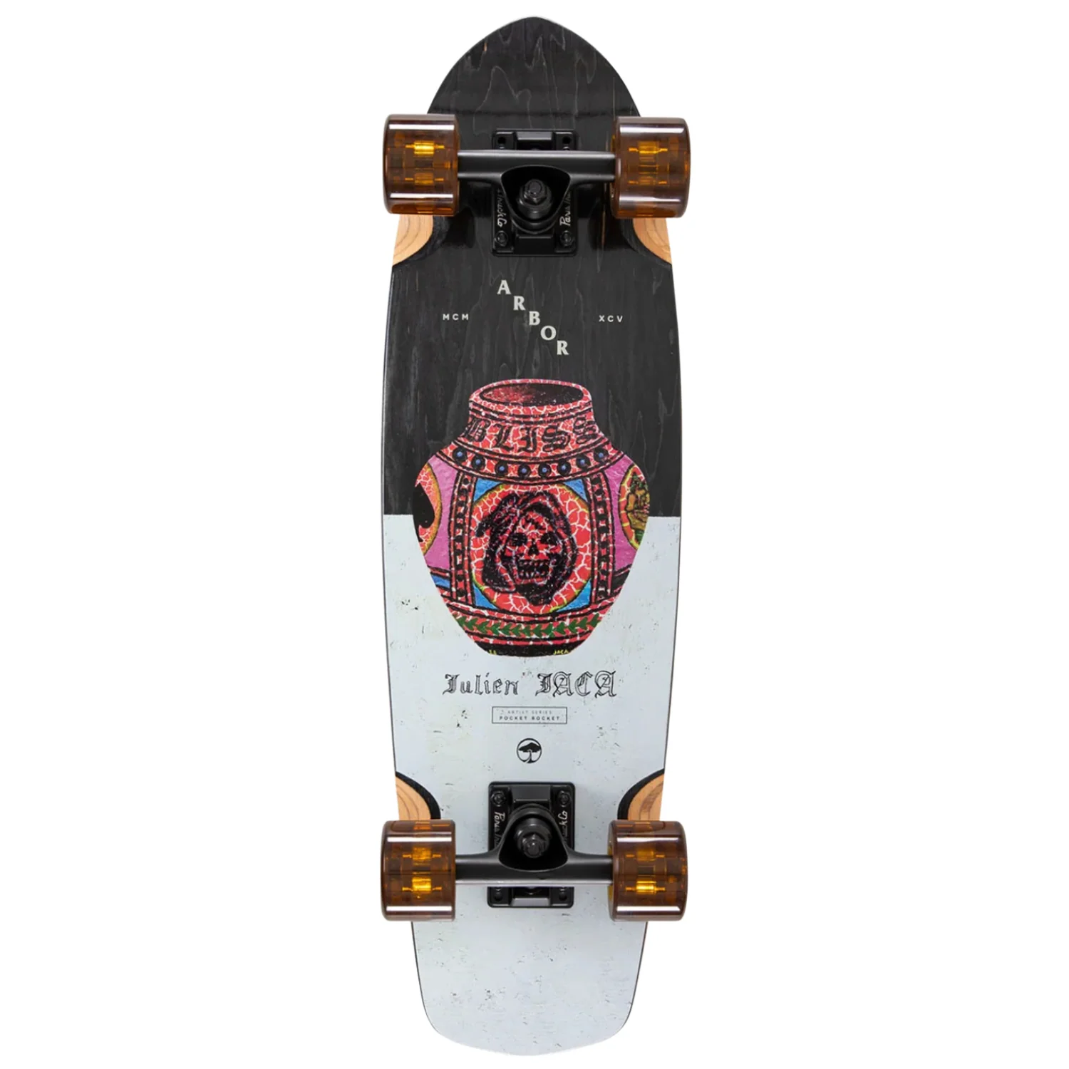 Arbor Julien Jaca Pocket Rocket 27" Cruiser Complete Skateboard - Image 3