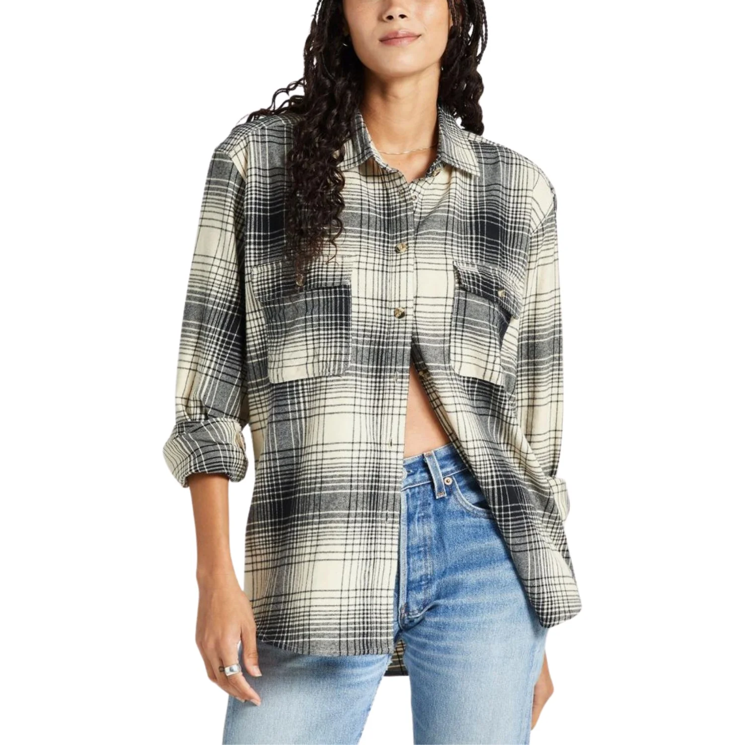 2024 Brixton Bowery Boyfriend Flannel - Women's - Image 3