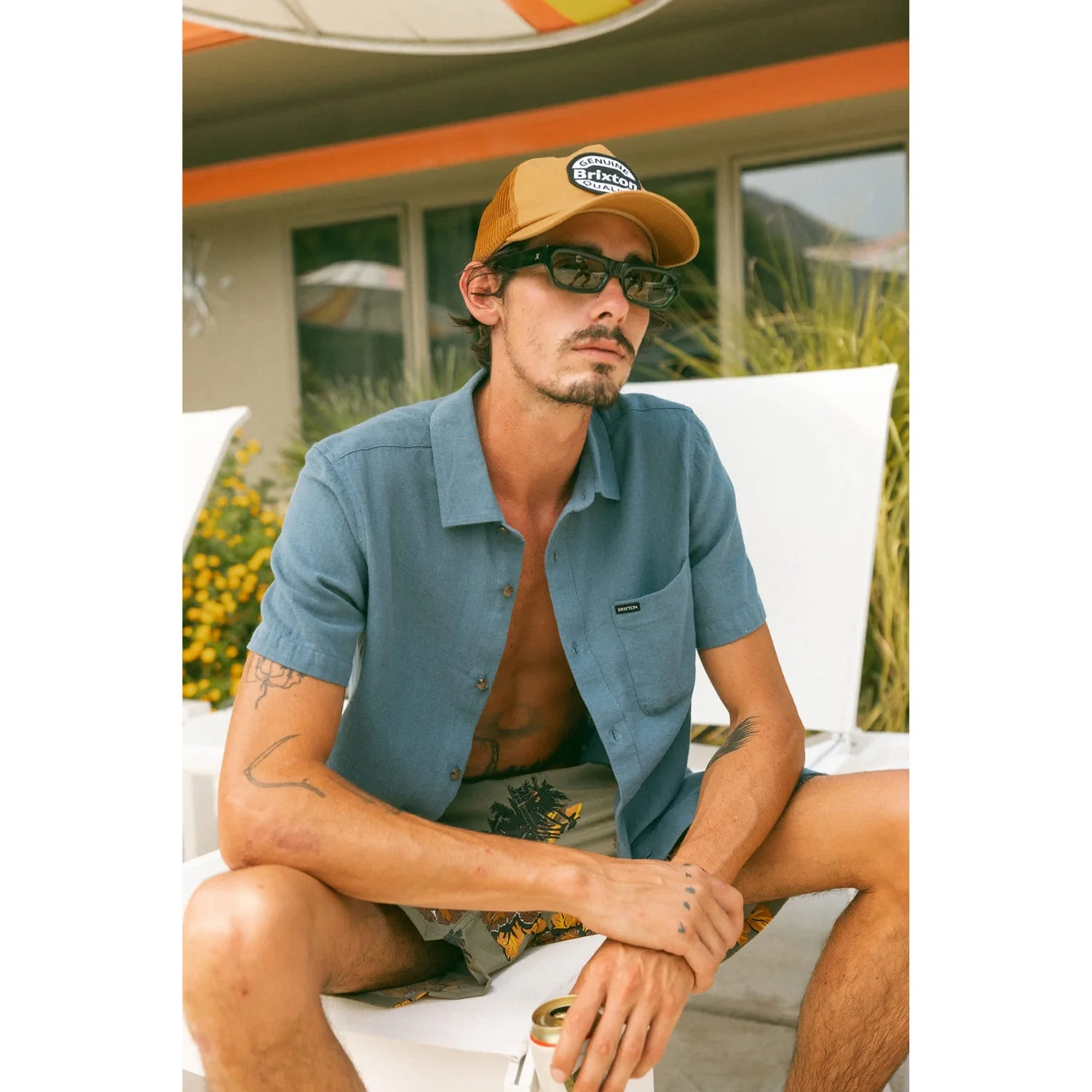 Brixton Charter Organic Cotton S/S Woven Shirt - Men's - Image 11