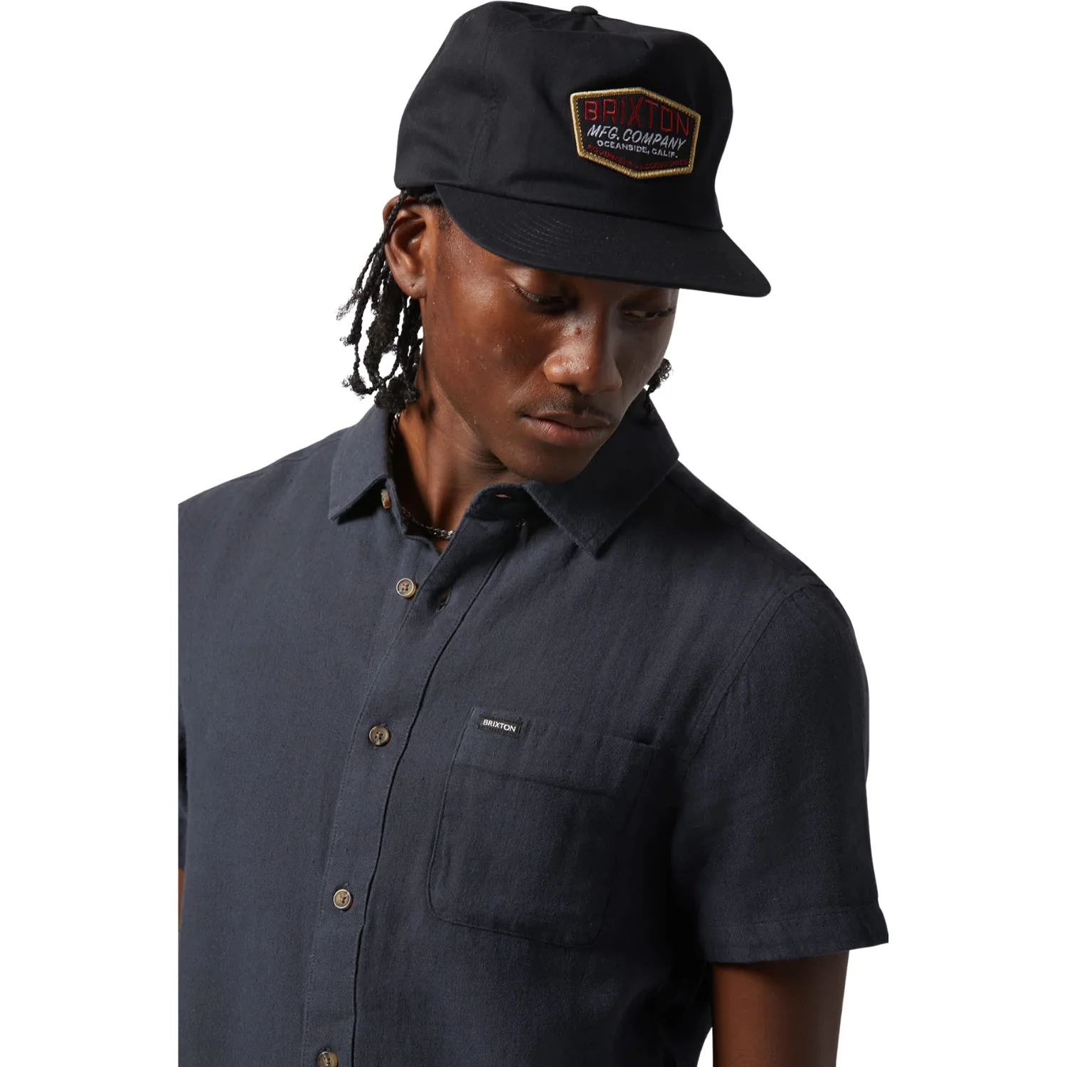 Brixton Charter Organic Cotton S/S Woven Shirt - Men's - Image 3