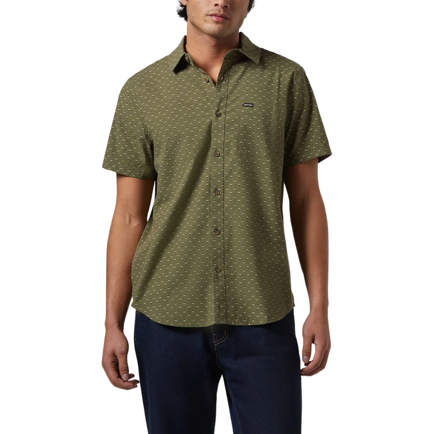 Brixton Charter Print S/S Woven Button Up Shirt - Men's - Image 16