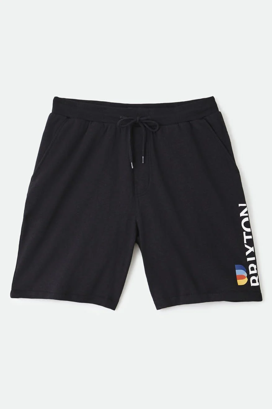 Brixton Stem Fleece Crossover Shorts - Image 3