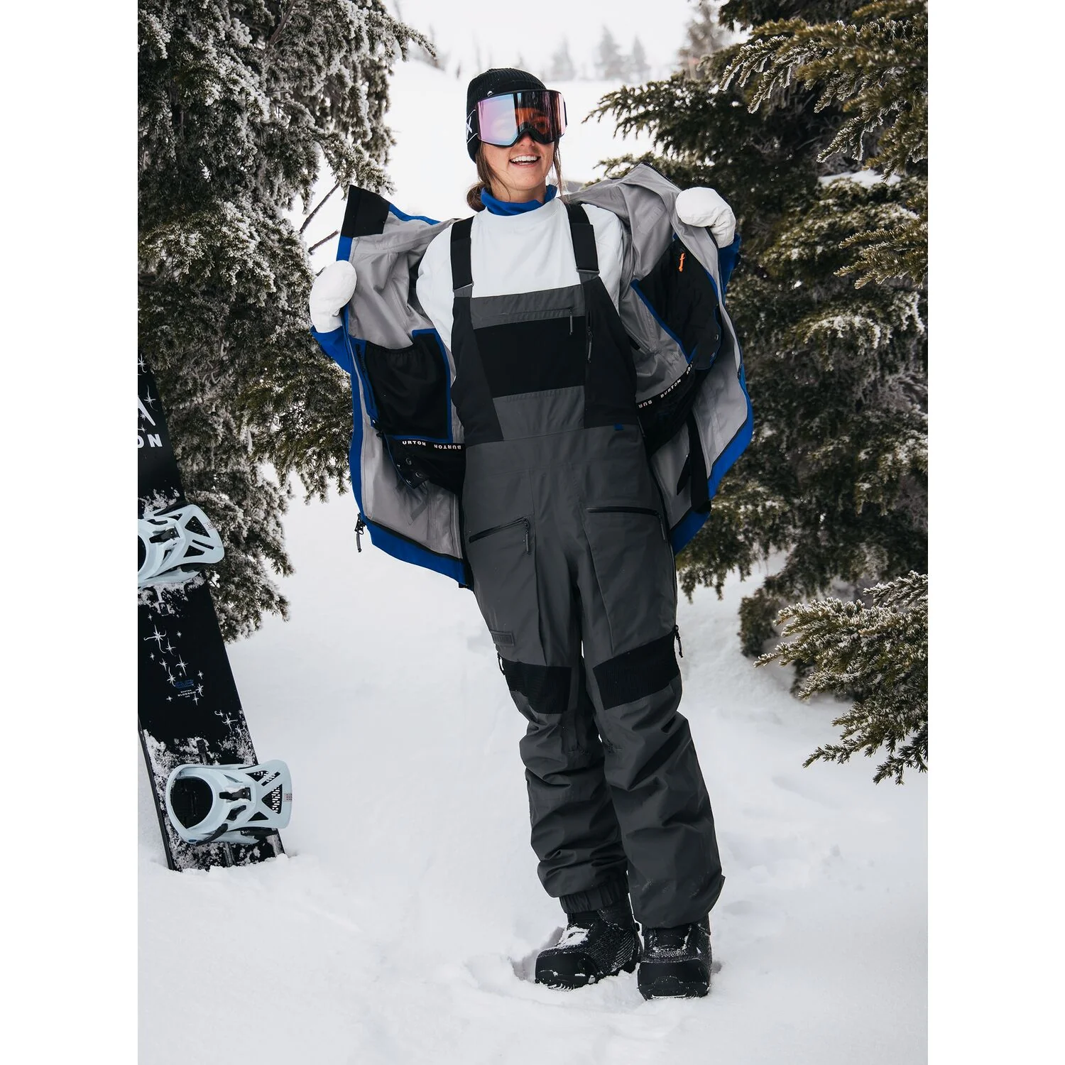 Burton Carbonate Gore-Tex 2L Bib Pants 2023 - Women's Snowboard Bib - Image 11