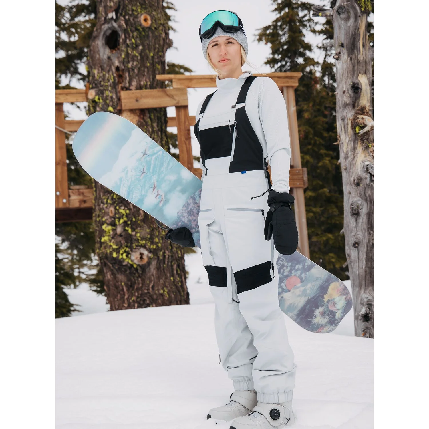 Burton Carbonate Gore-Tex 2L Bib Pants 2023 - Women's Snowboard Bib - Image 4