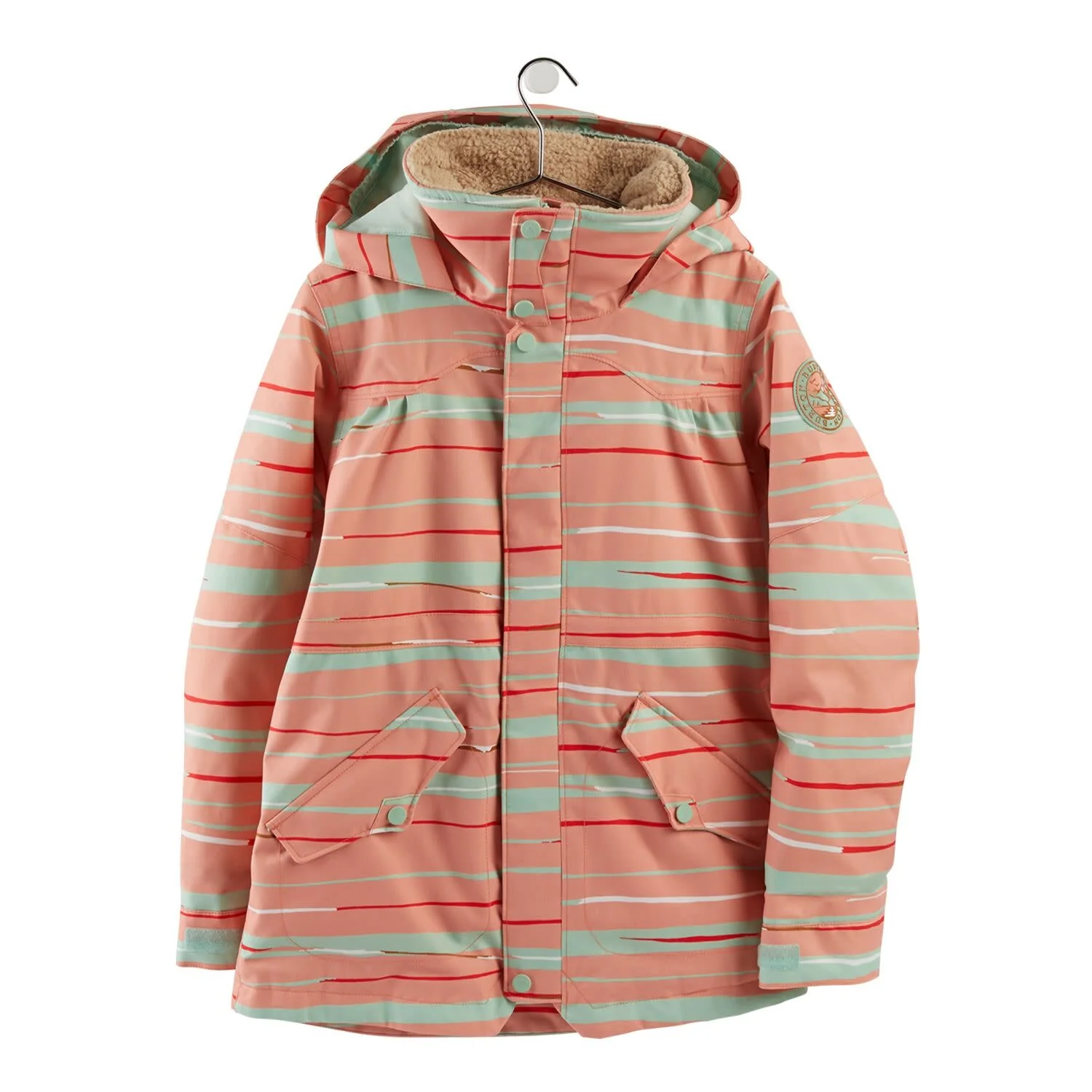 Burton Shortleaf Jacket 2021 - Girl's Snowboard Jacket - Image 5
