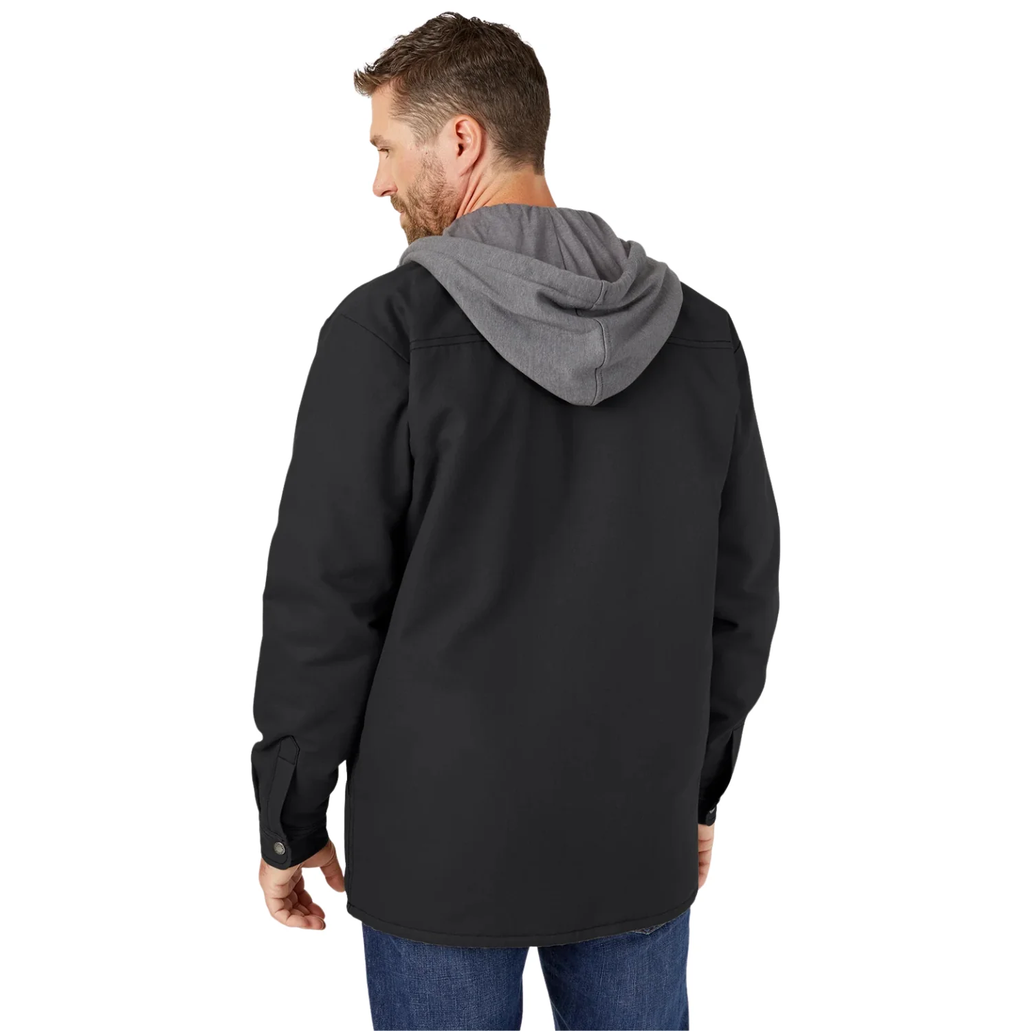Dickies Men’s Fleece Hooded Duck Shirt Jacket - Men's - Image 2