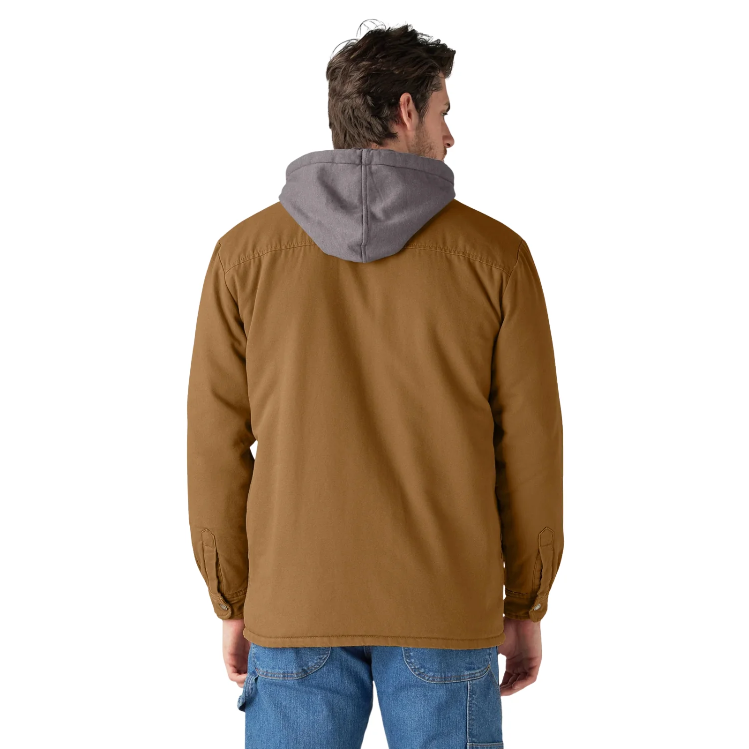 Dickies Men’s Fleece Hooded Duck Shirt Jacket - Men's - Image 6