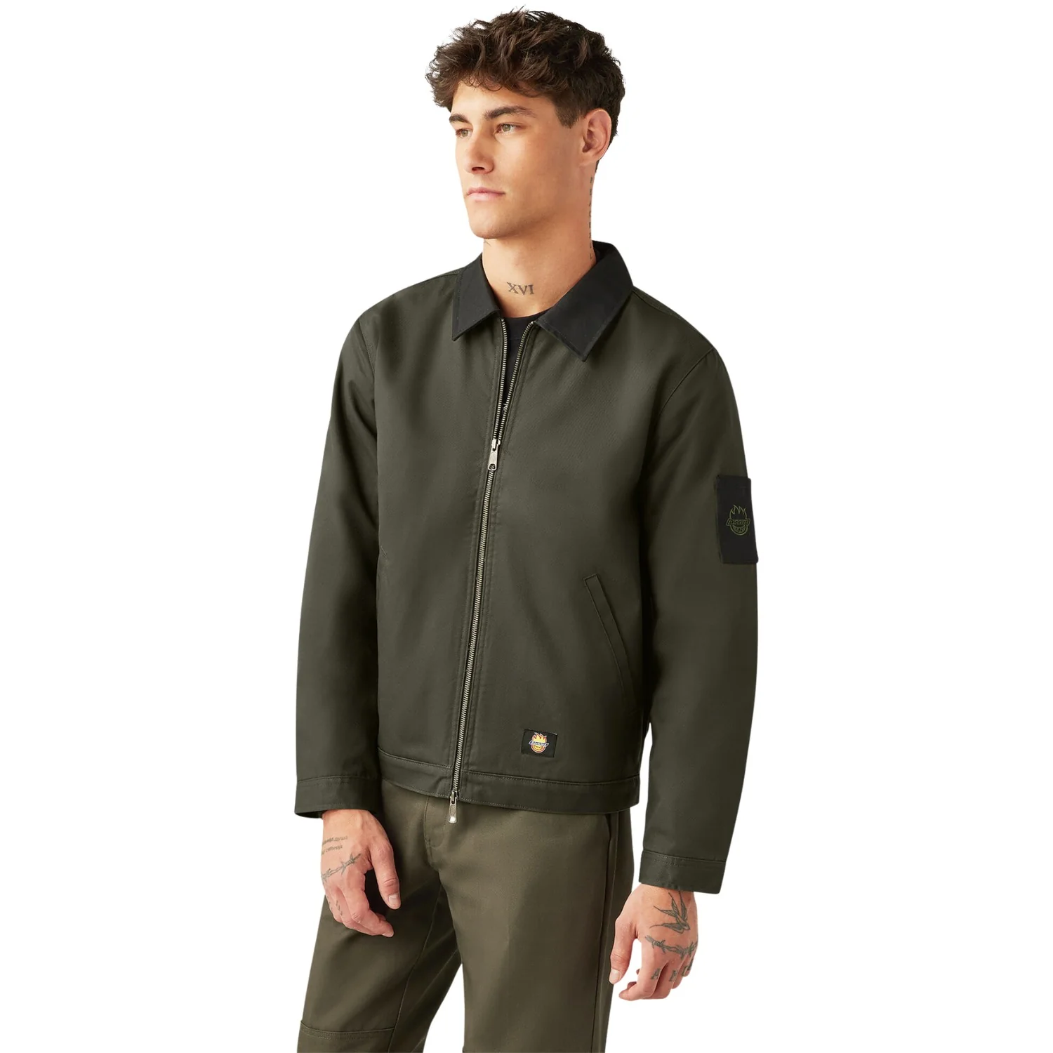 Dickies Skateboarding X Spitfire Quilt Lined Woven Twill Water Resistant Jacket - Men's - Image 5