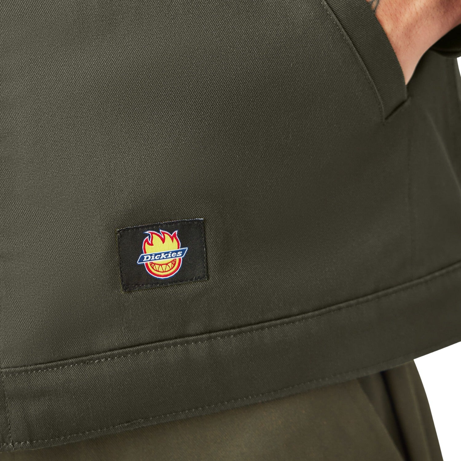 Dickies Skateboarding X Spitfire Quilt Lined Woven Twill Water Resistant Jacket - Men's - Image 7