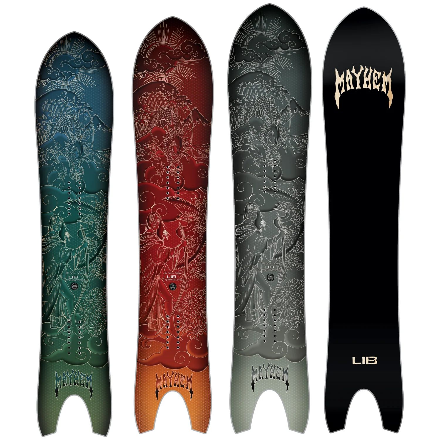 Lib Tech Mayhem Retro Ripper Snowboard 2025 - Men's - Image 4