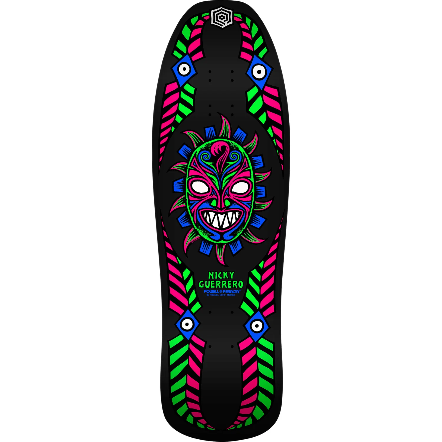 Powell Peralta Nicky Guerrero Mask Blacklight 10" Deck