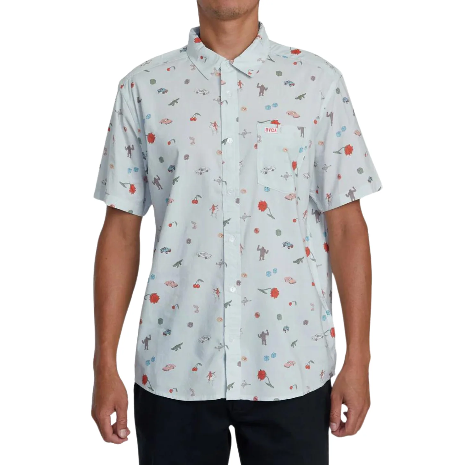 RVCA Luke P Short Sleeve Woven Shirt - Men's - Image 3