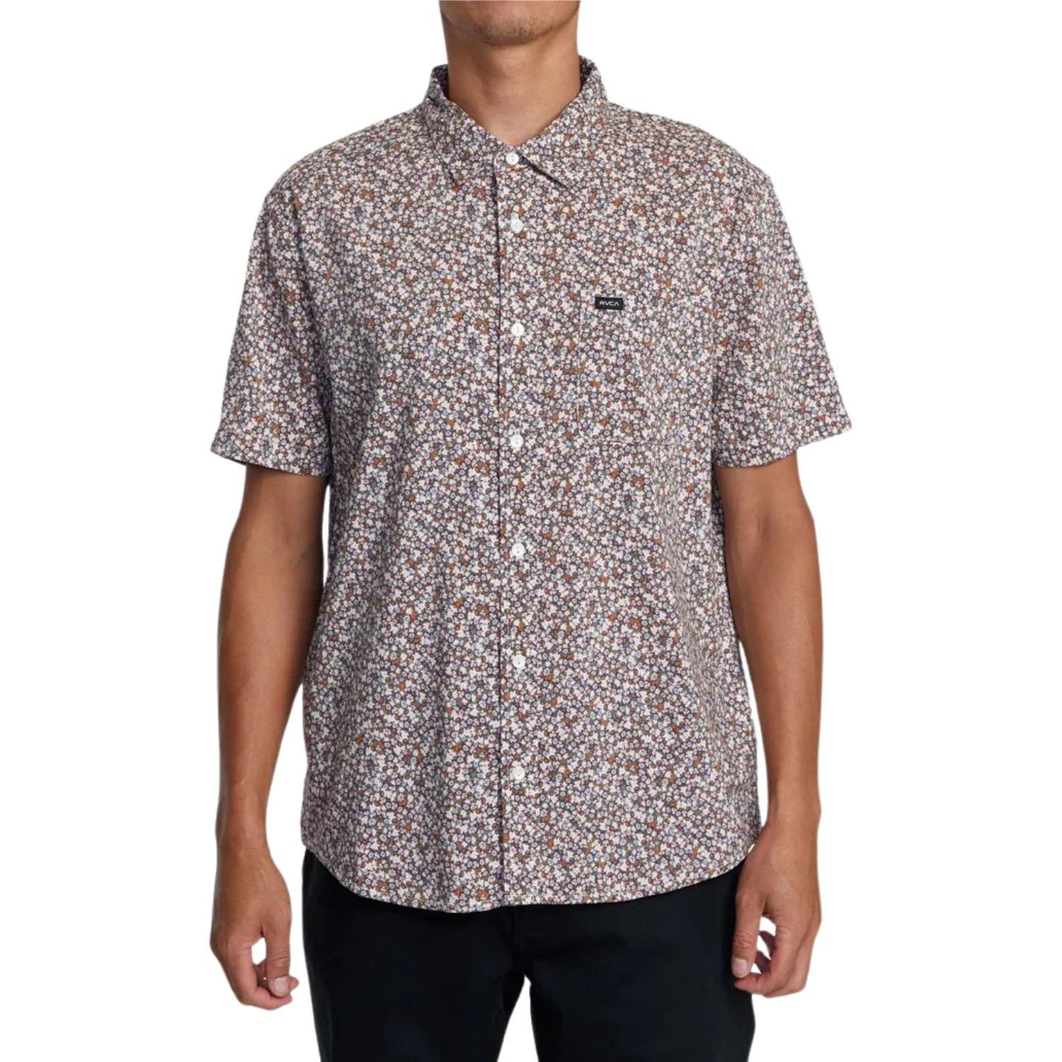 RVCA Micro Gardens Short Sleeve Button Down Shirt - Men's - Image 4