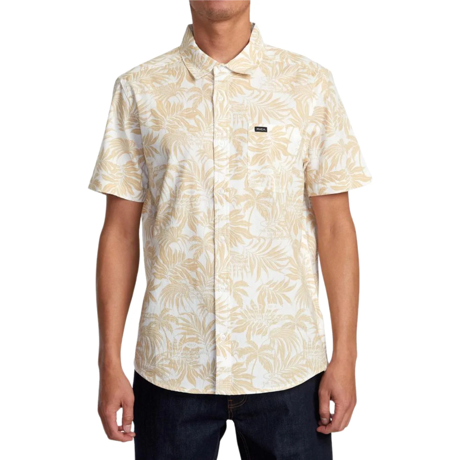 RVCA Rvgazi Short Sleeve Button Down Shirt - Men's