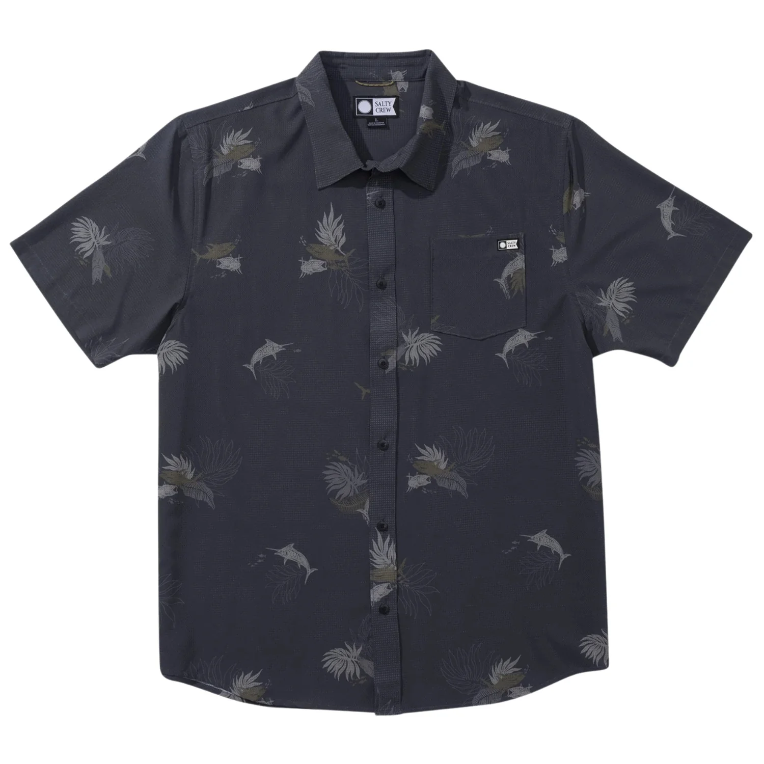 Salty Crew Breezer Perforated Tech Woven S/S Shirt - Men's
