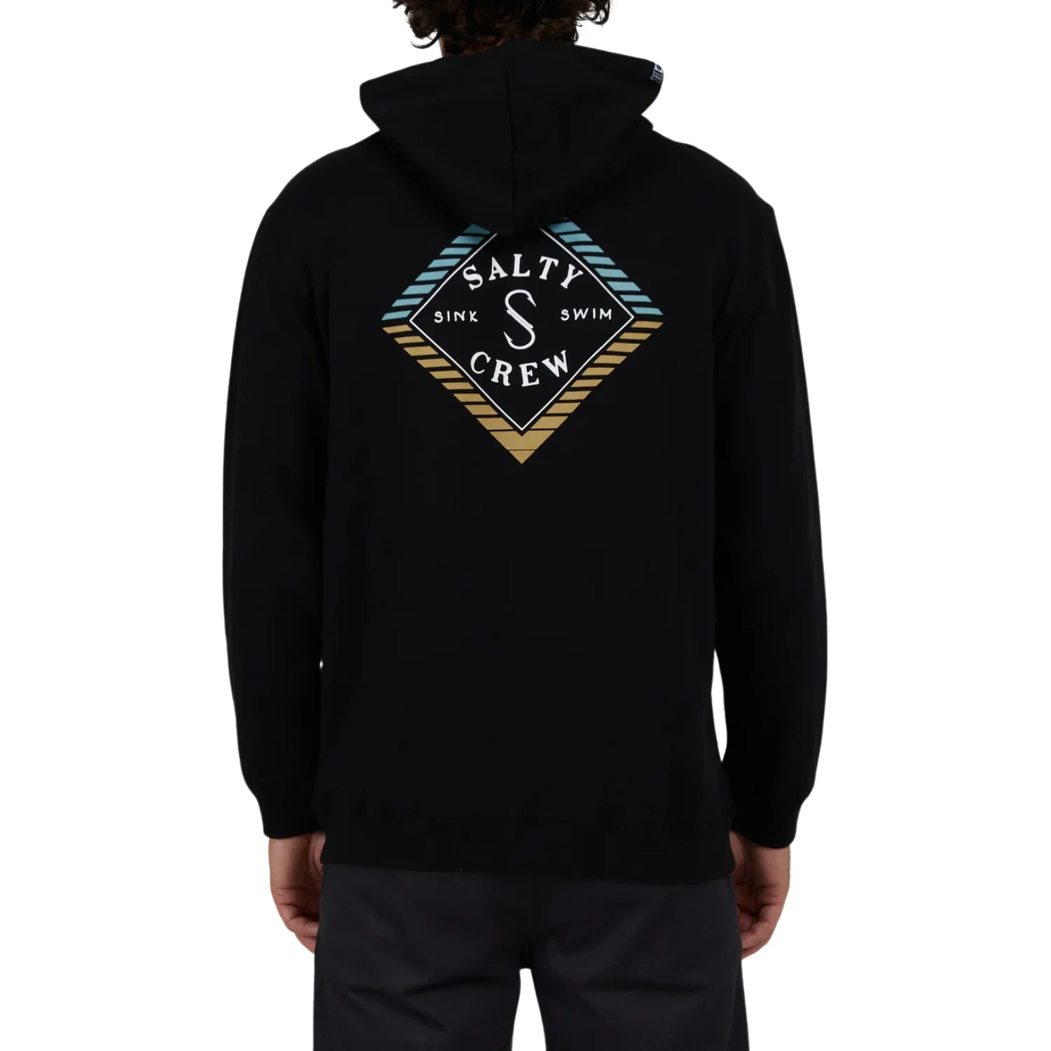 Salty Crew Faded Fleece Zip Hoody Sweatshirt - Men's