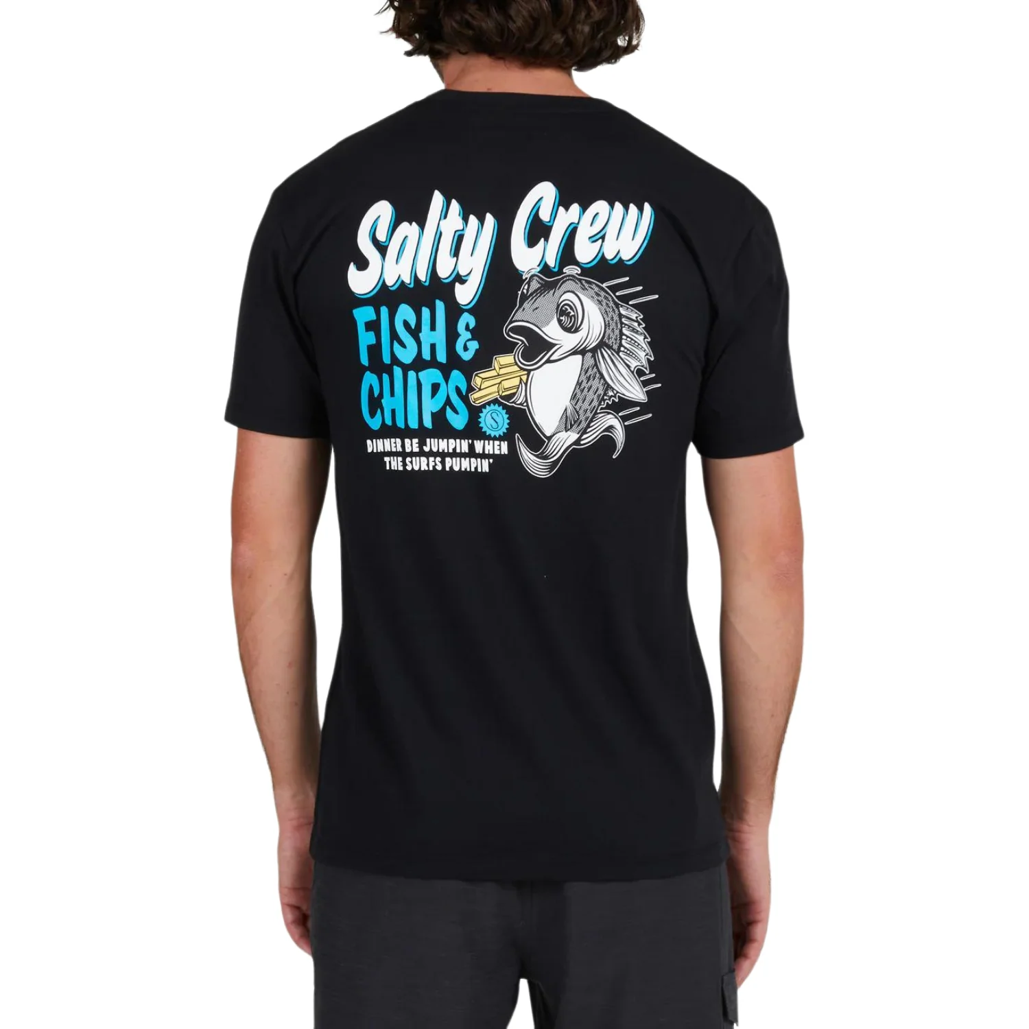 Salty Crew Fish and Chips Premium S/S Shirt - Men's - Image 3