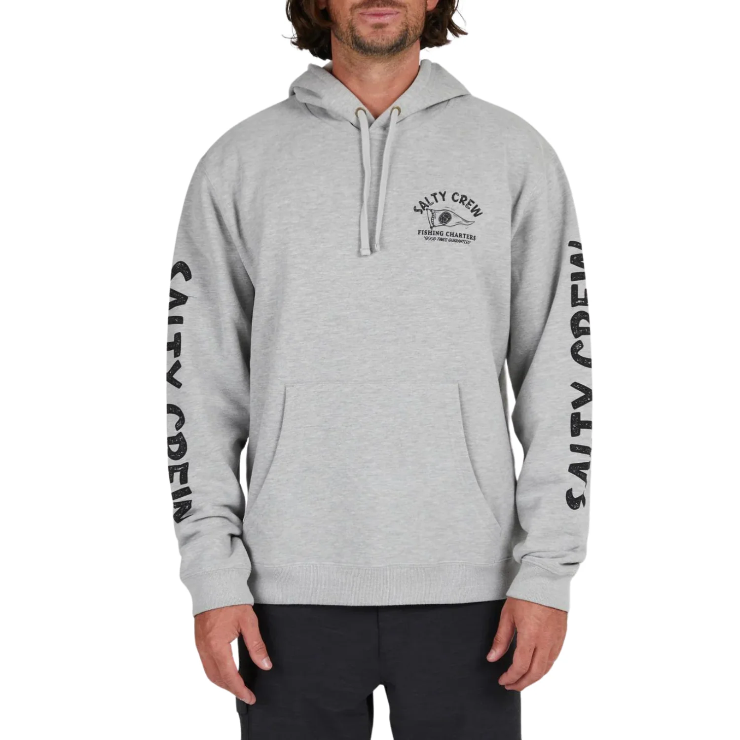 Salty Crew Fishing Charters Hooded Fleece 2024 - Image 2