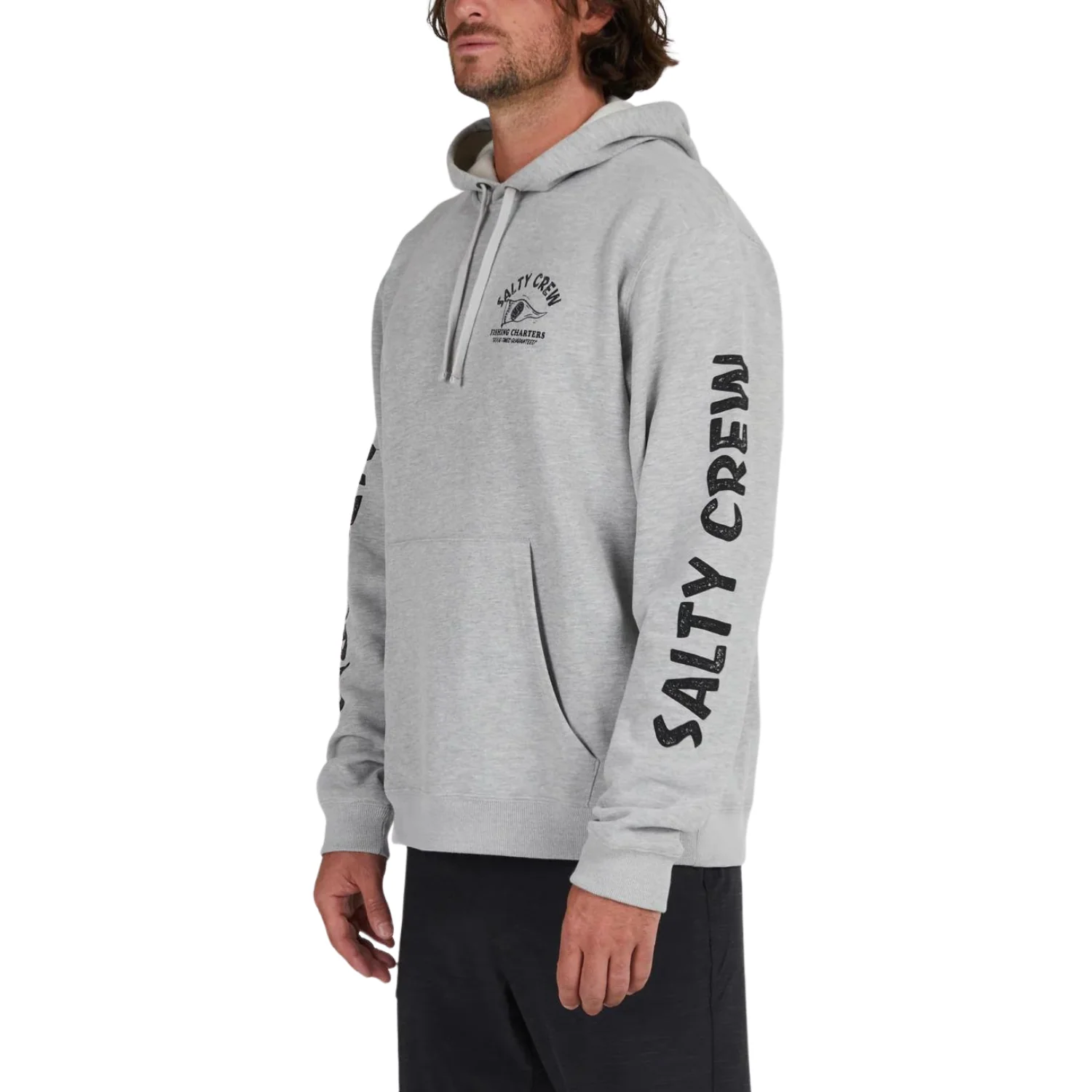 Salty Crew Fishing Charters Hooded Fleece 2024 - Image 3