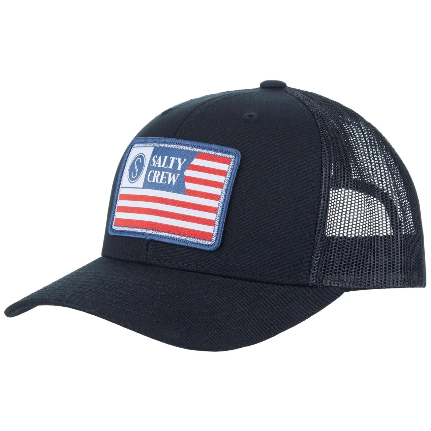 Salty Crew Freedom Flag Retro Trucker Hat - Image 5