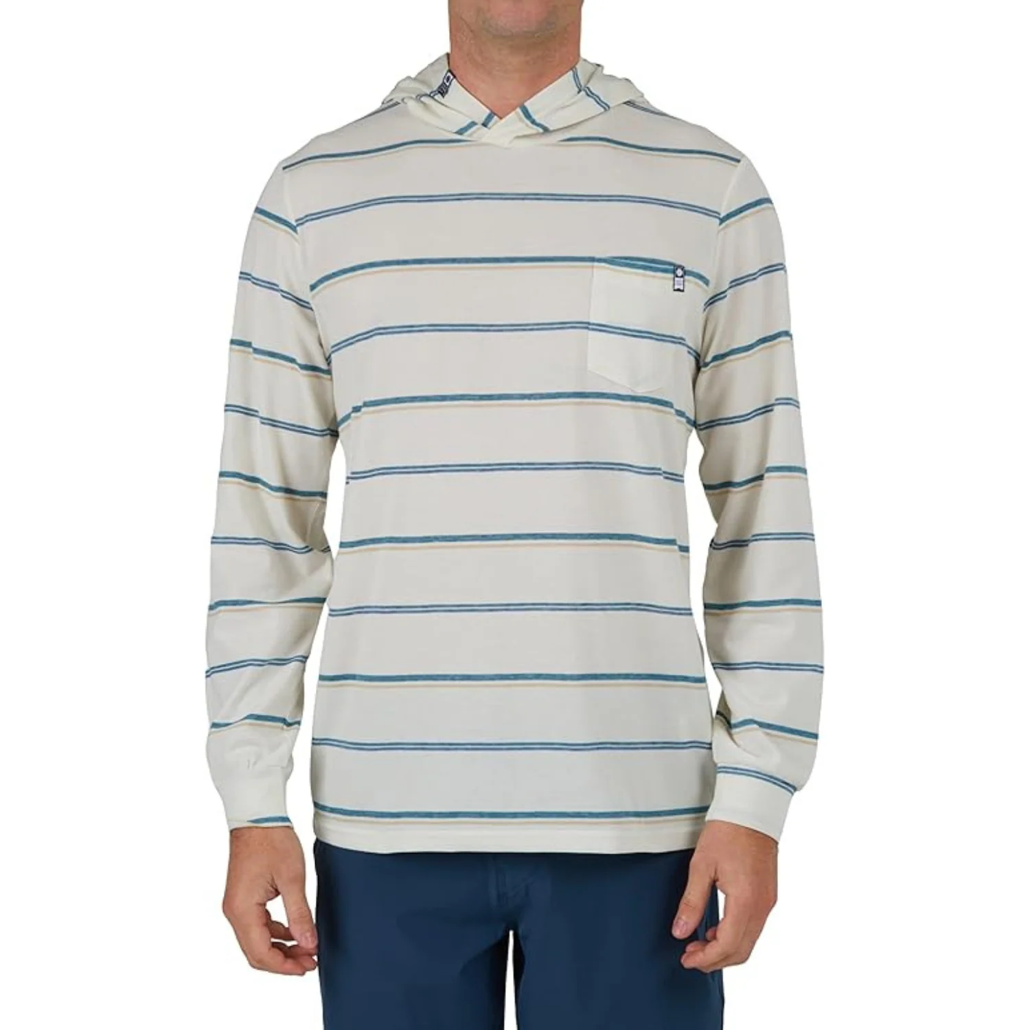 Salty Crew Pin Line UV Hoodie Shirt - Men's - Image 3