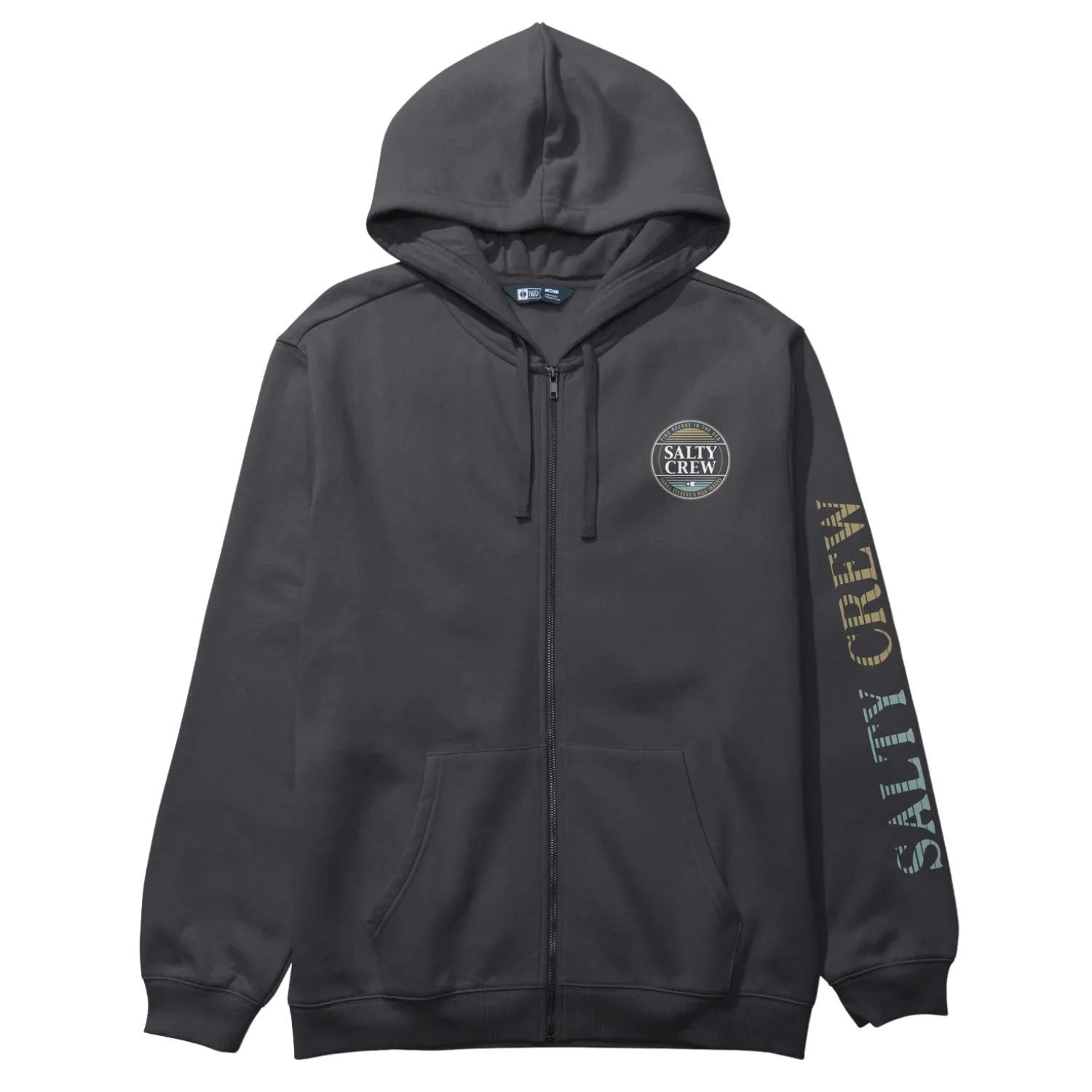 Salty Crew Simple Fade Zip Fleece Hoodie - Men's - Image 2