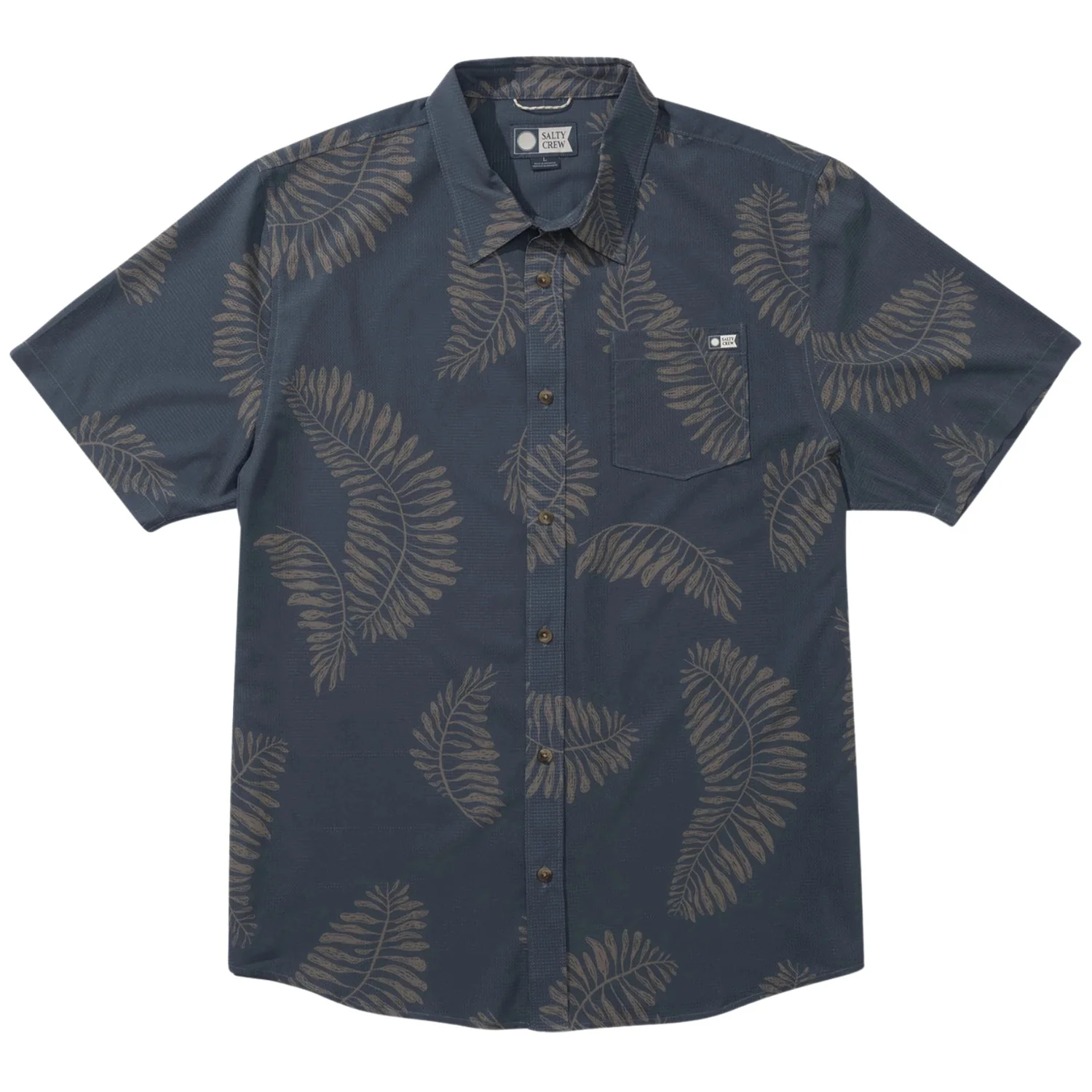 Salty Crew Stringer Perforated Tech Woven S/S Shirt - Men's - Image 3