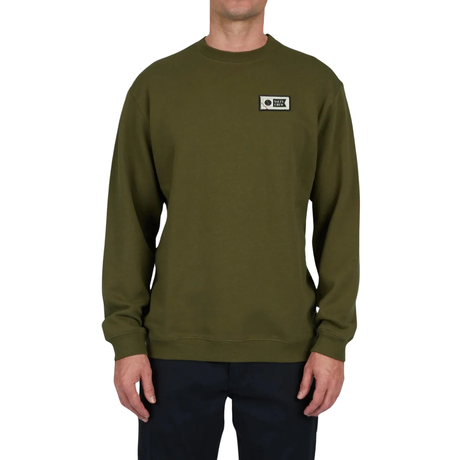 Salty Crew Top Stitch Crew Fleece - Men's - Image 3