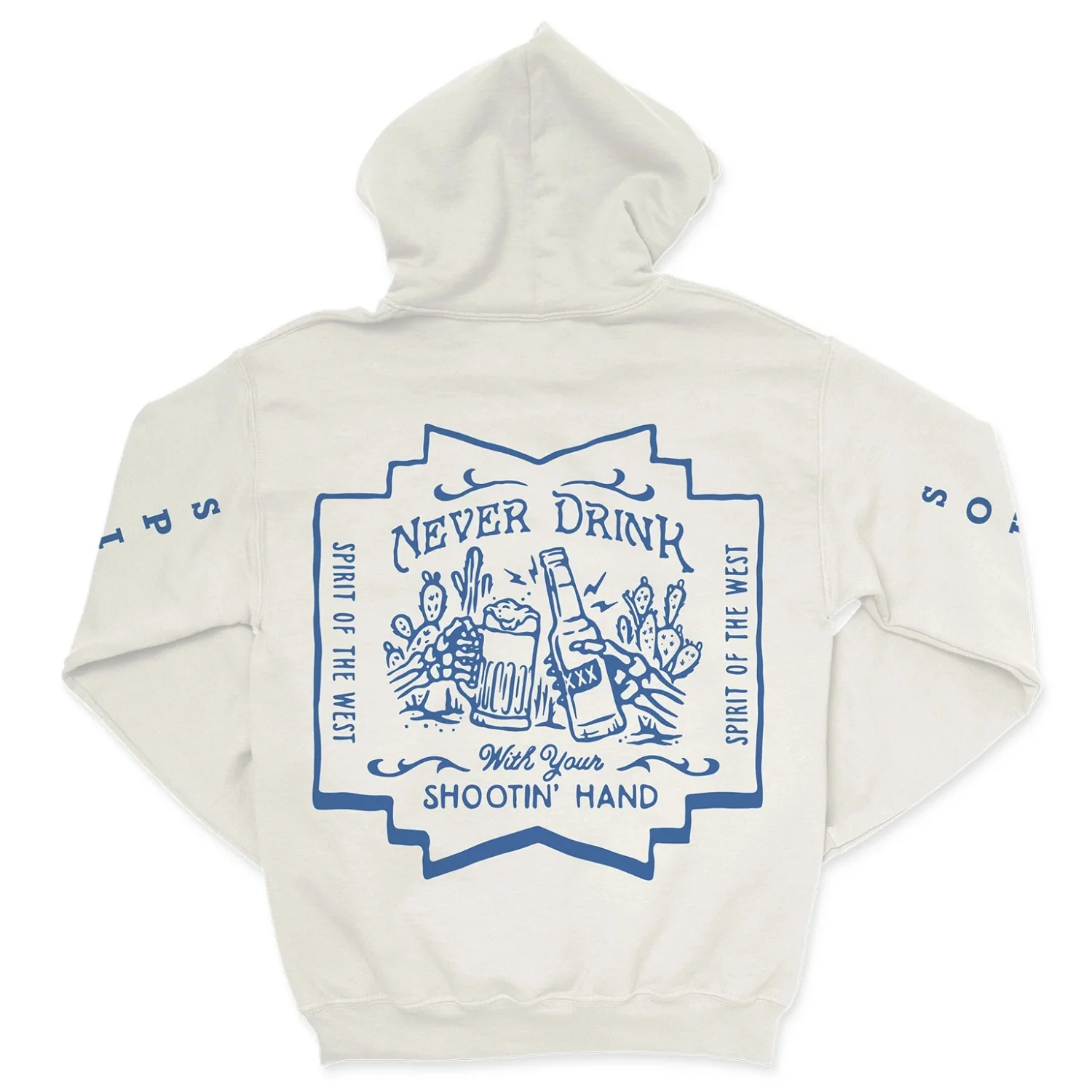 Sender Shootin’ Hand Salud! Hoodie - Men's - Image 5
