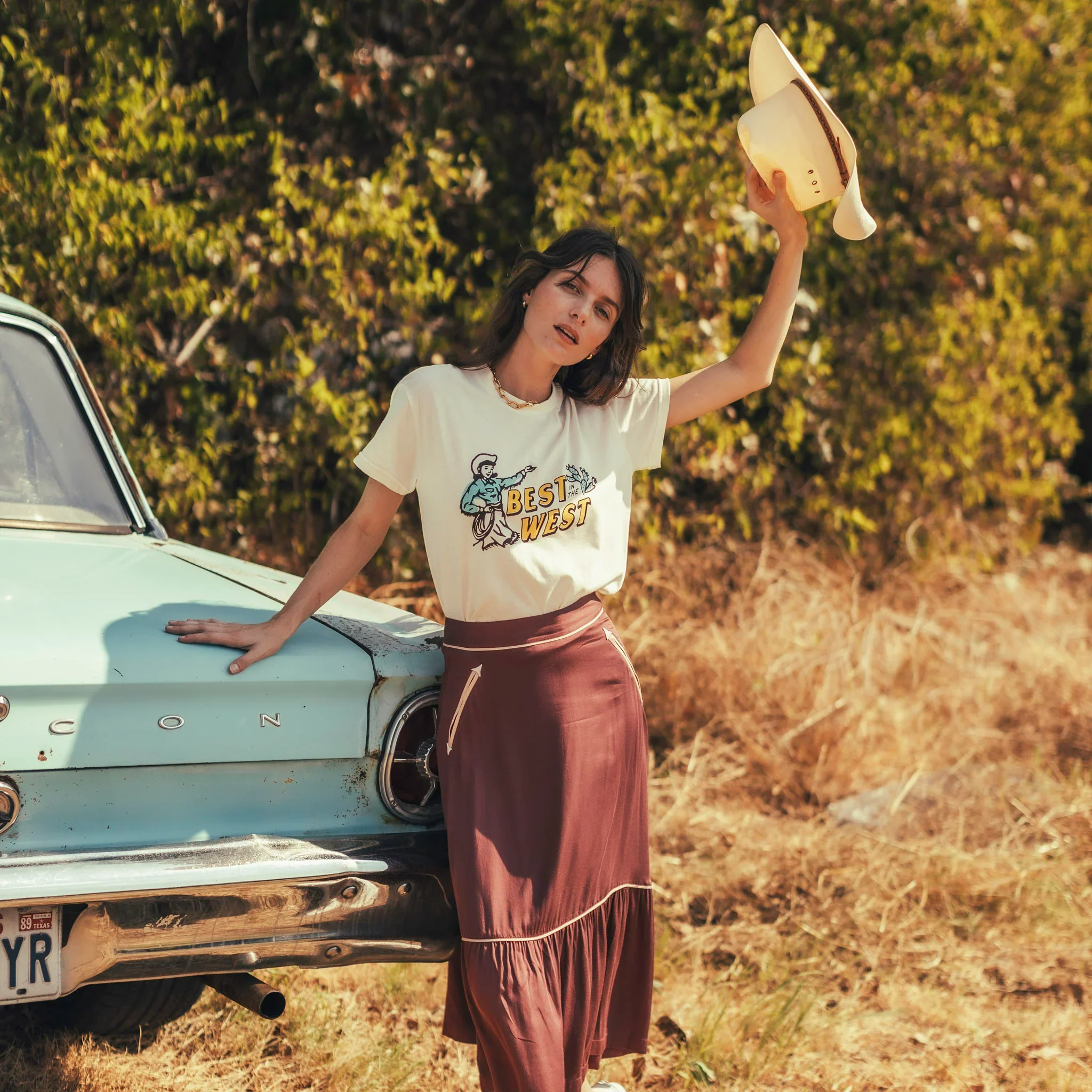 Sendero Best In The West S/S Crop Tee - Women's - Image 3
