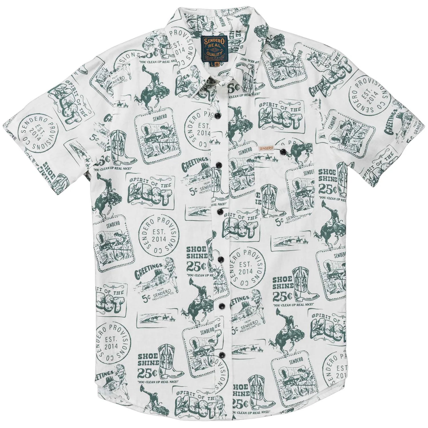 Sendero City Slicker Button Up S/S Shirt - Men's - Image 3