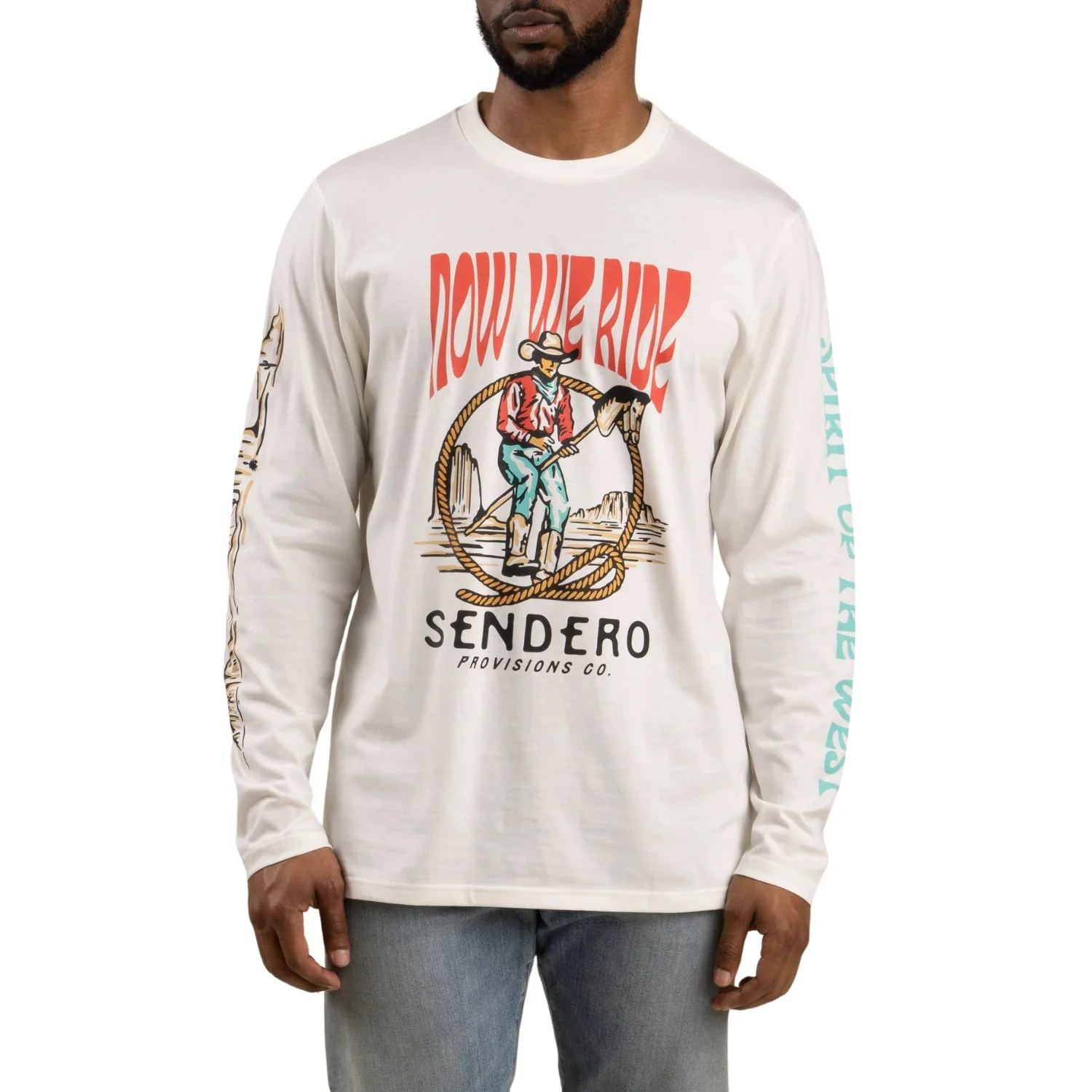 Sendero Stick Horse Long Sleeve T-Shirt - Men's