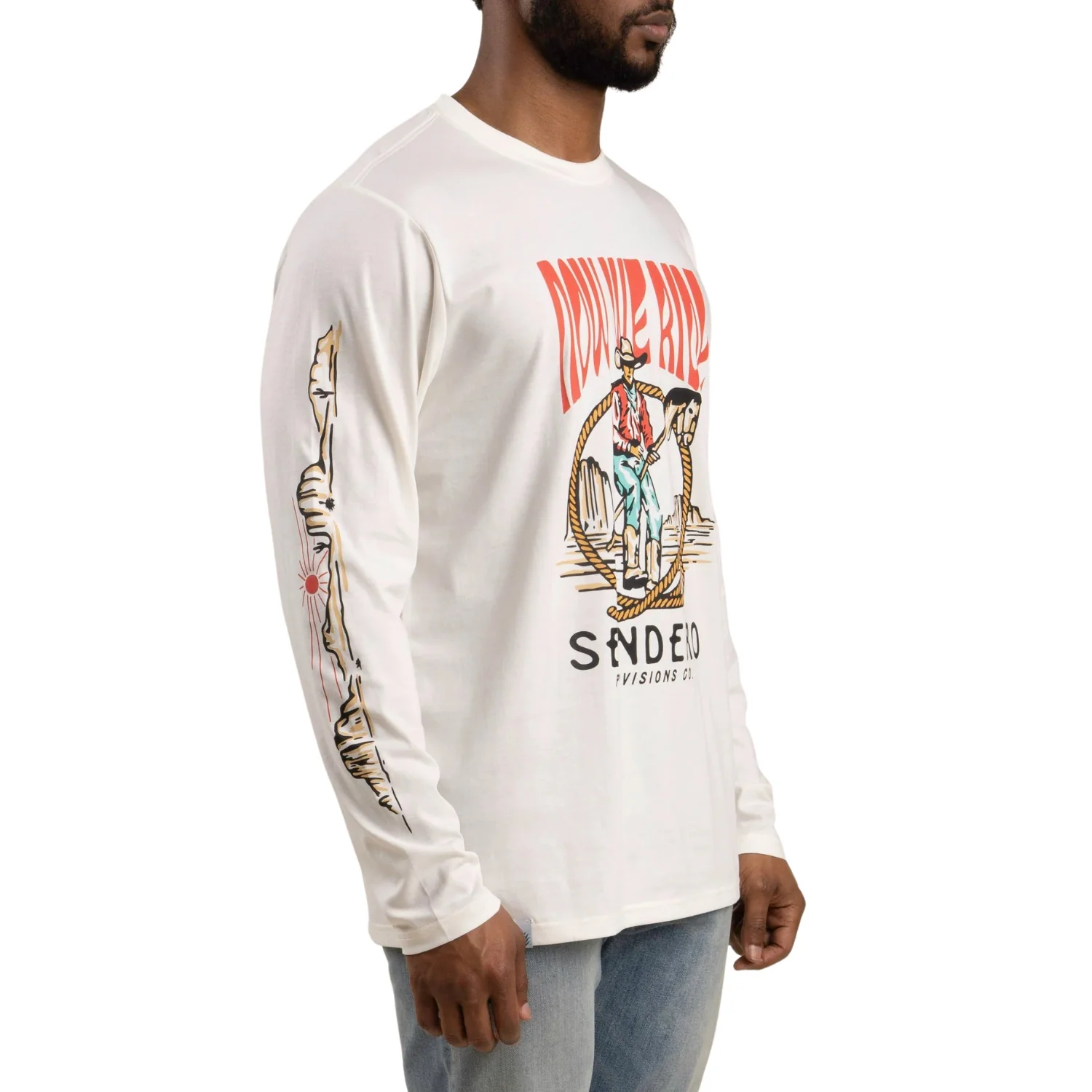 Sendero Stick Horse Long Sleeve T-Shirt - Men's - Image 3