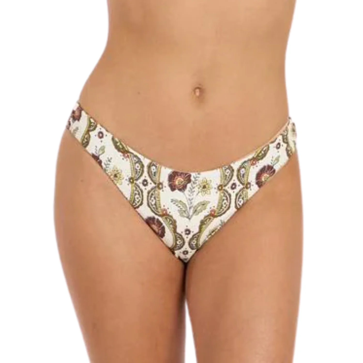 Sisstr Floral Folks Reversible Hip High Bikini Bottom