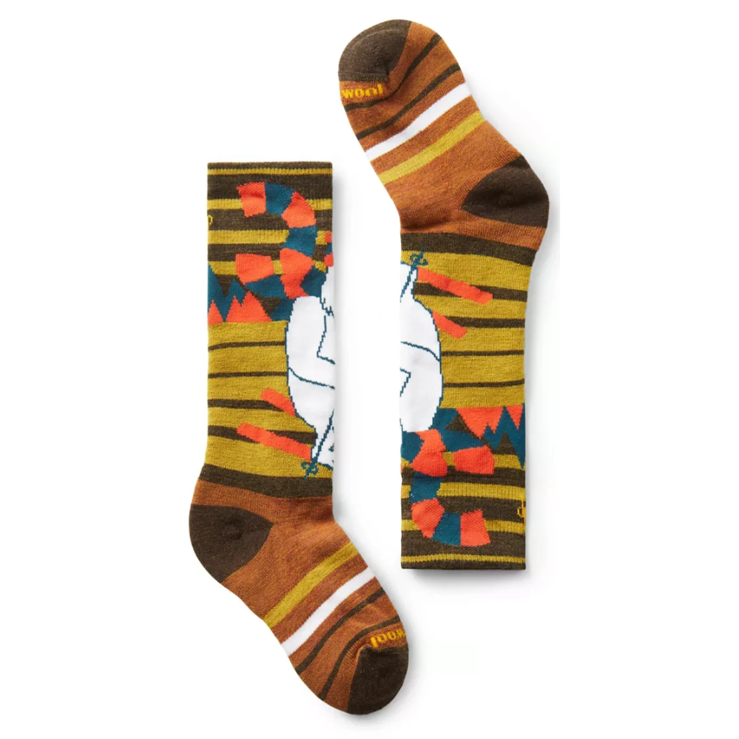 Smartwool Wintersport FC Yeti Pattern Kid's OTC Socks 2023 - Image 2