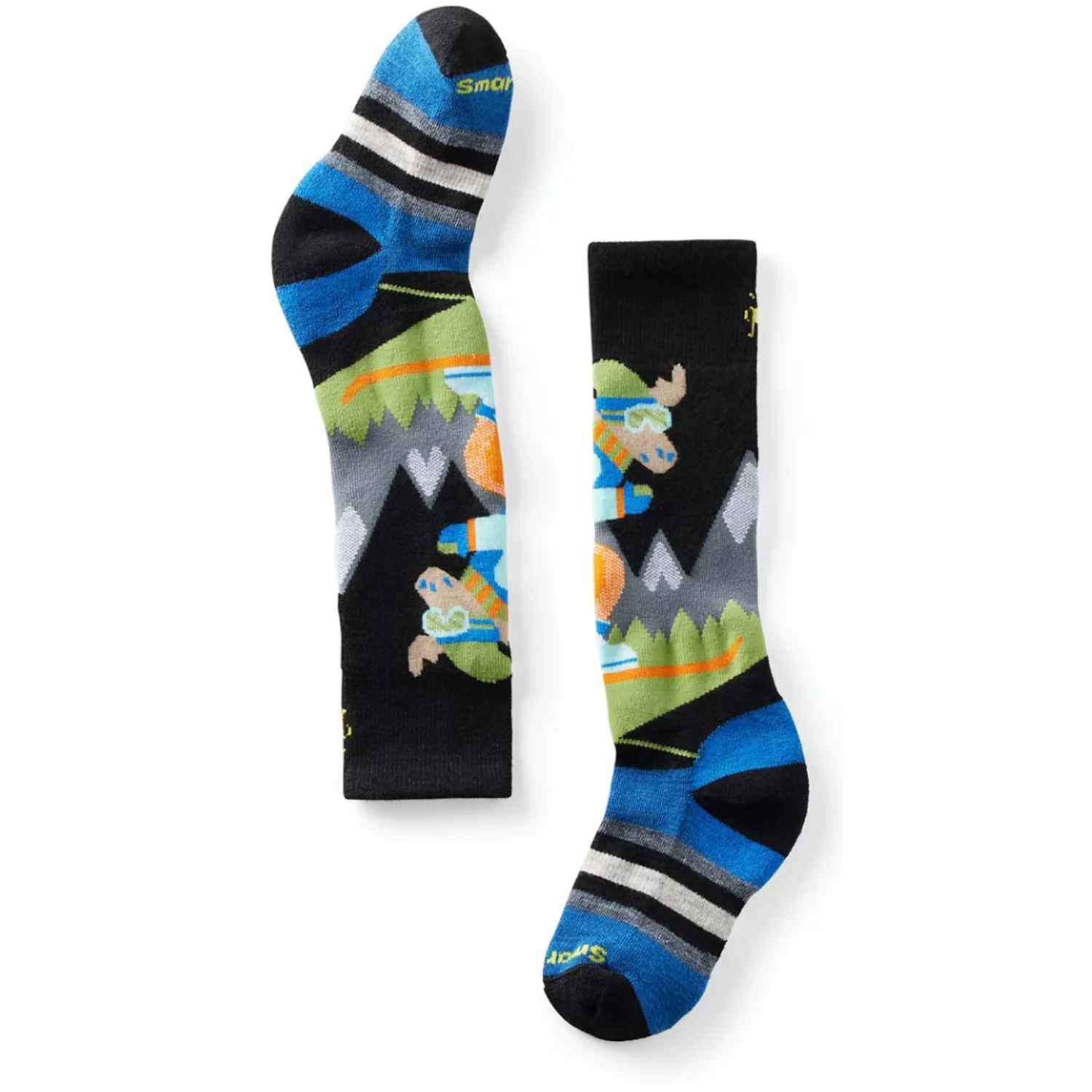 Smartwool Wintersport Full Cushion Mountain Moose Pattern OTC Socks 2024 - Kids'