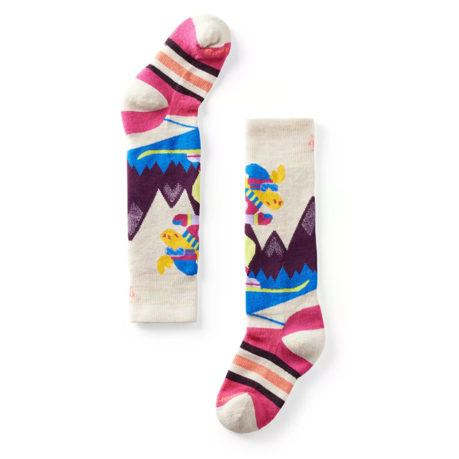 Smartwool Wintersport Full Cushion Mountain Moose Pattern OTC Socks 2024 - Kids' - Image 3