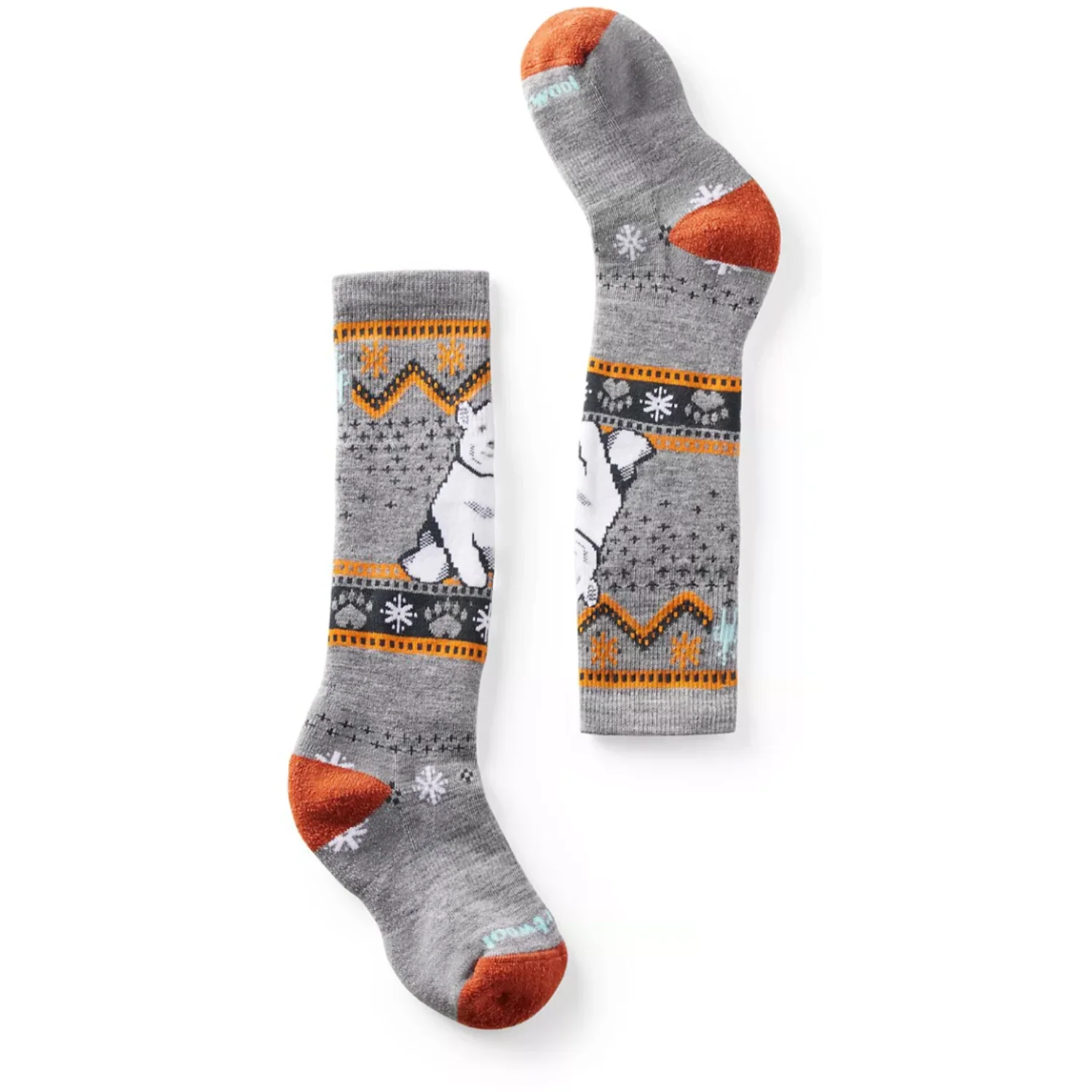 Smartwool Wintersport Full Cushion Polar Bear Pattern OTC Socks 2024 - Kids'