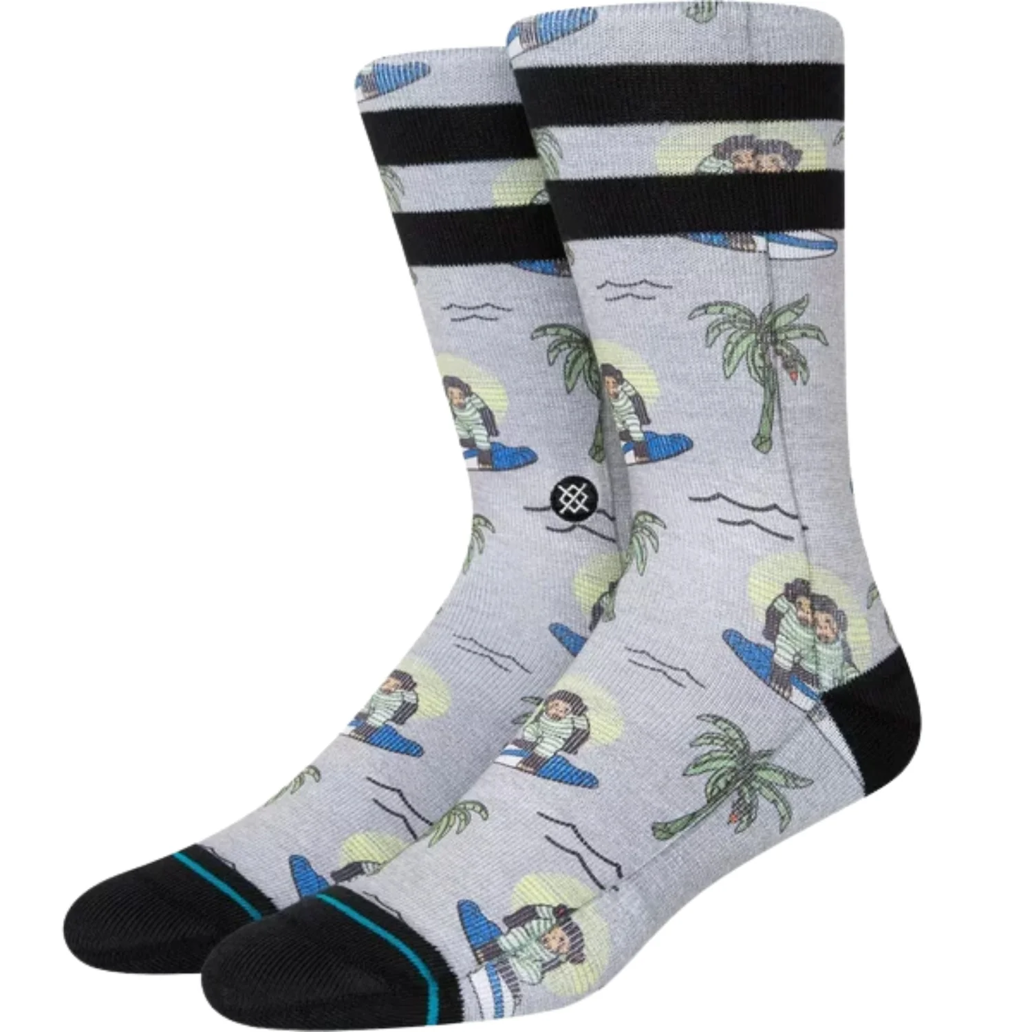 Stance Surfin' Monkey Crew Sock 2025 - Men's