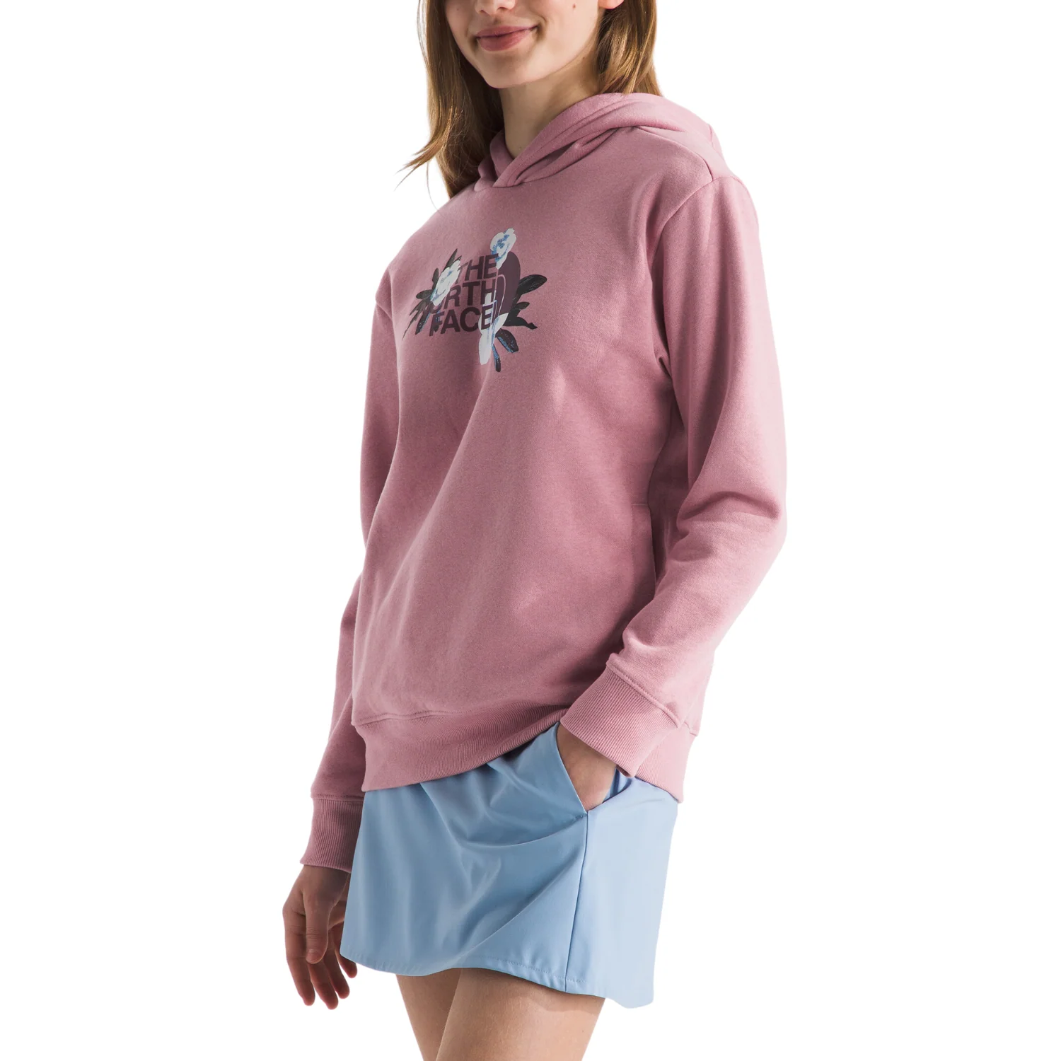 The North Face Teen Winter Floral Camp Fleece Pullover Hoodie 2025 - Girls' - Image 3