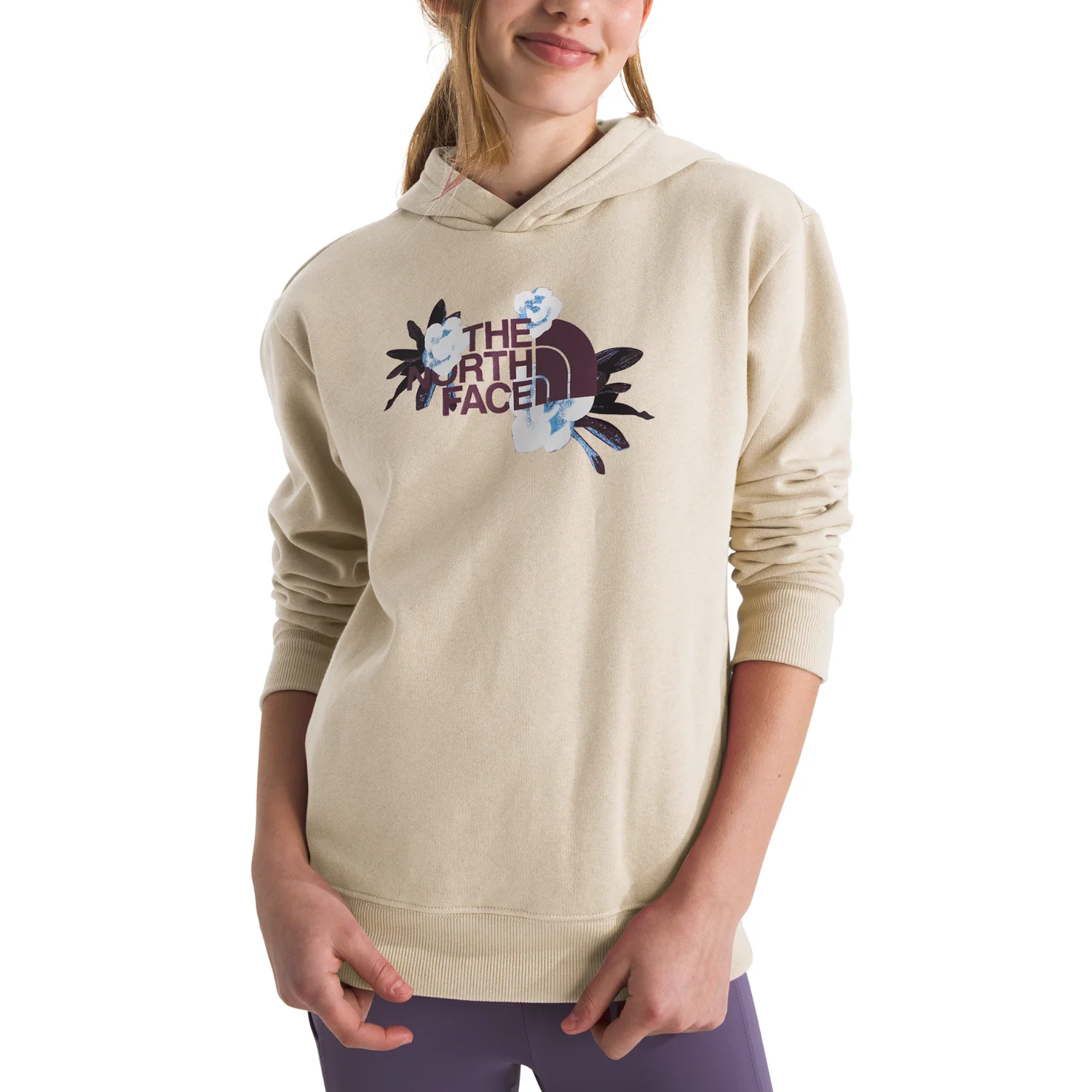 The North Face Teen Winter Floral Camp Fleece Pullover Hoodie 2025 - Girls' - Image 6