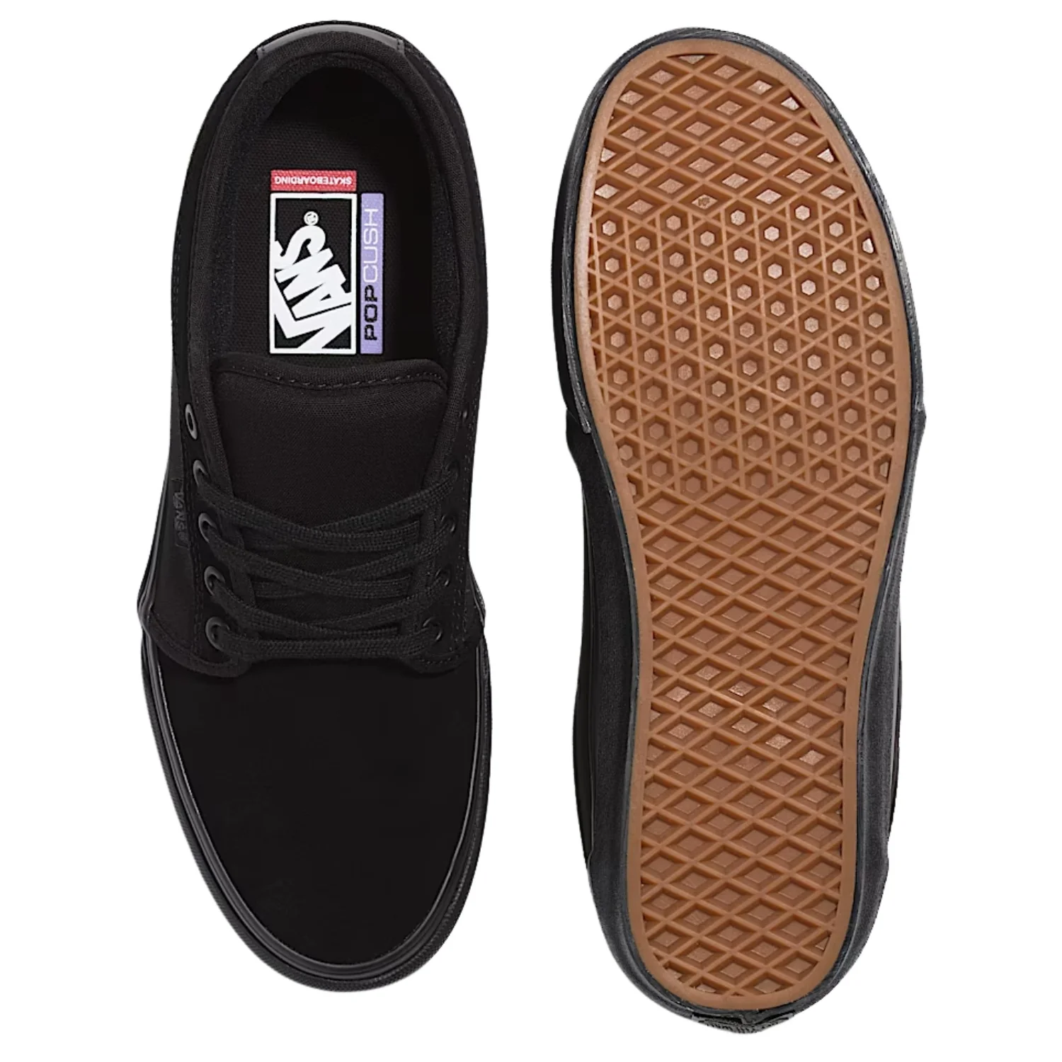 Vans Chukka Low Blackout Skate Shoes - Men's - Image 4