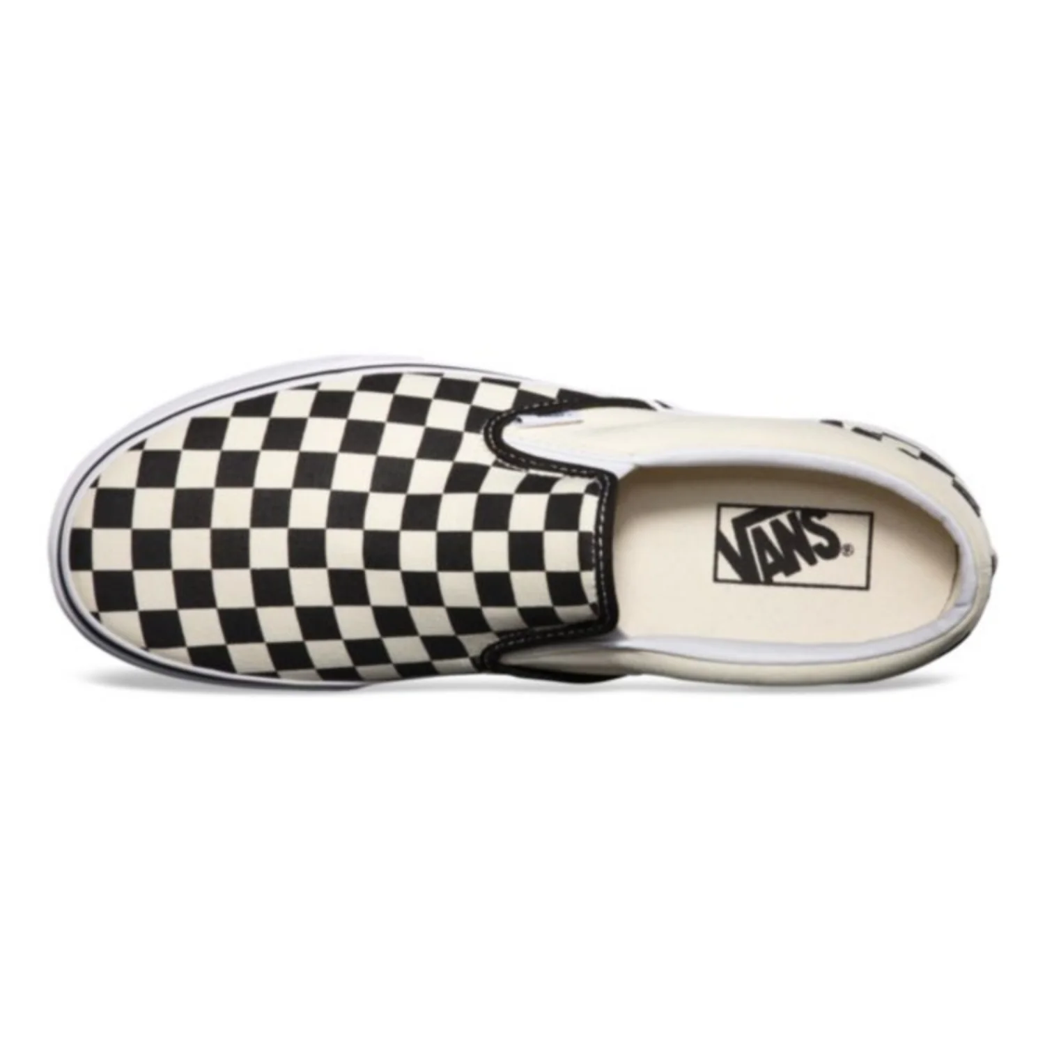 Vans Classic Slip On - Black/Off White/Checkerboard - Image 3