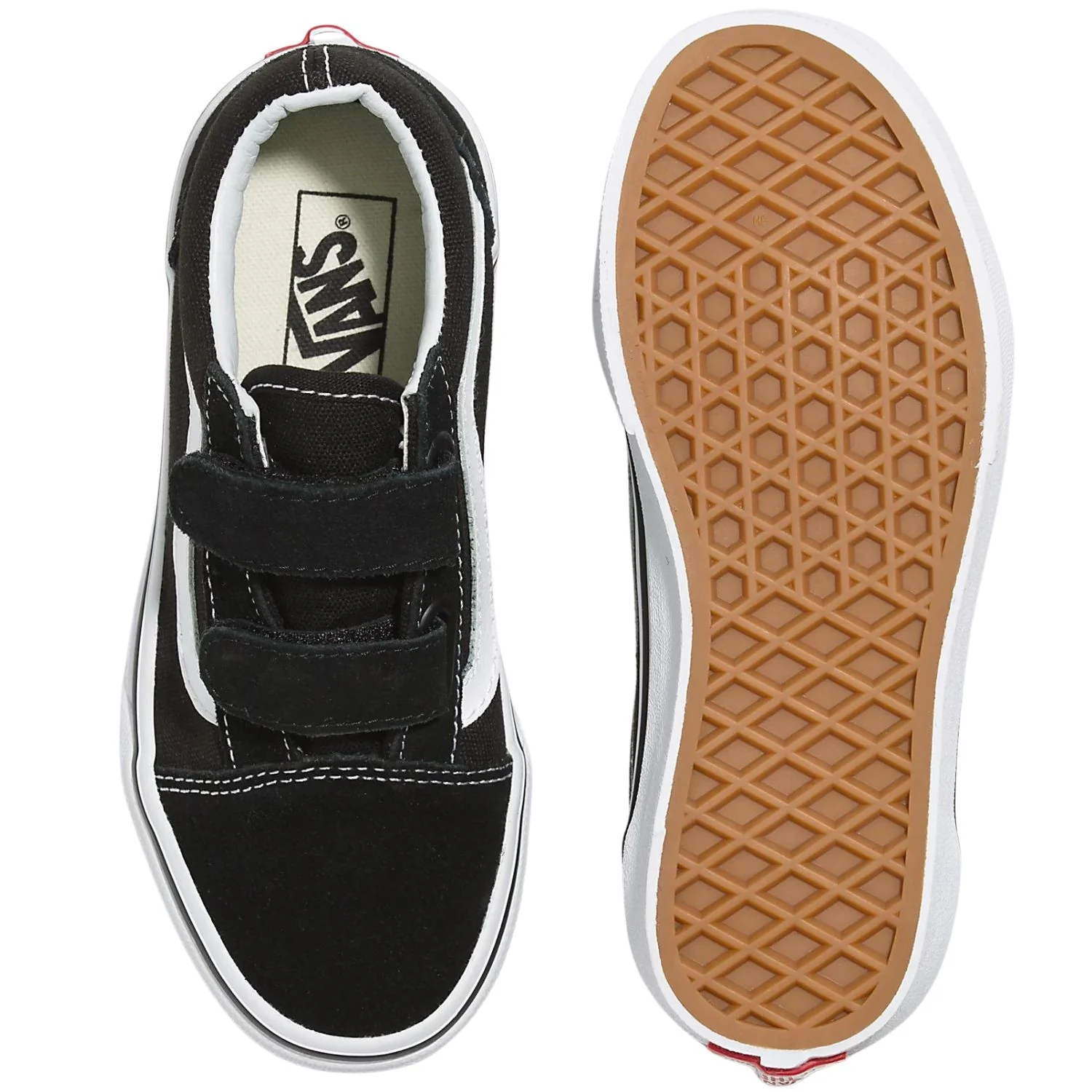 Vans Old Skool V Black/True White - Kids - Image 4