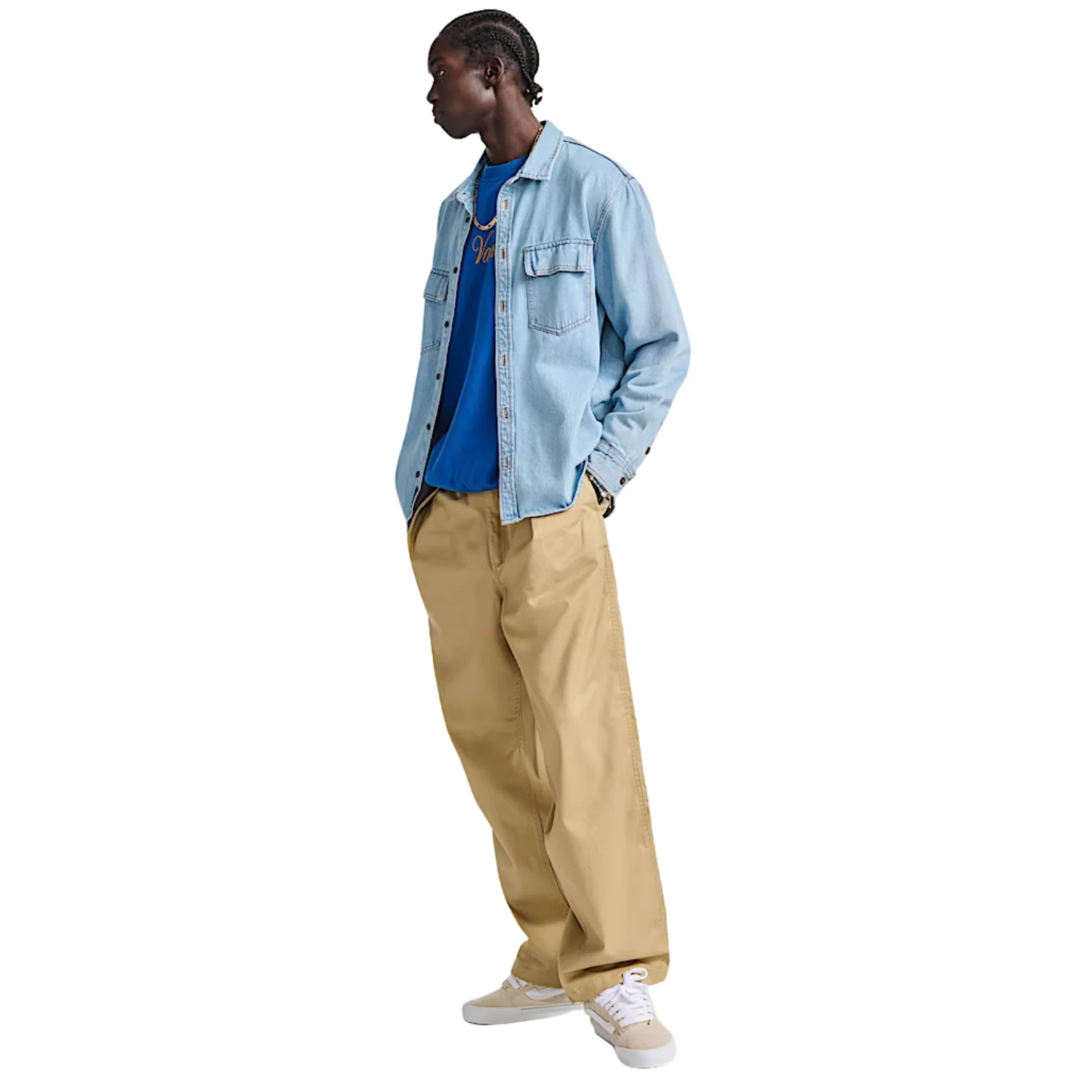 Vans Palmhill L/S Denim Shirt - Men's - Image 5