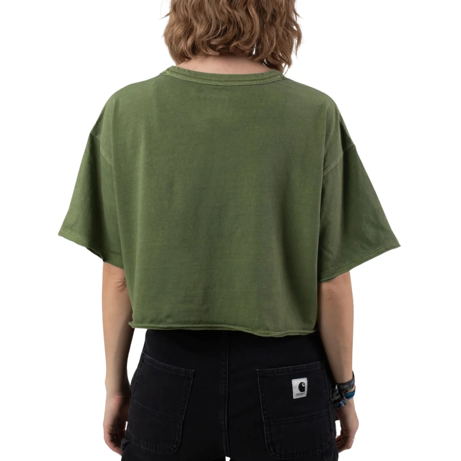Vans Relaxed Crop Wash S/S Tee - Women's - Image 2