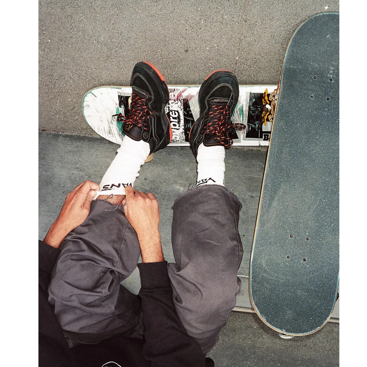 Vans Rowan 2 Spitfire Black/Flame Shoes - Image 7