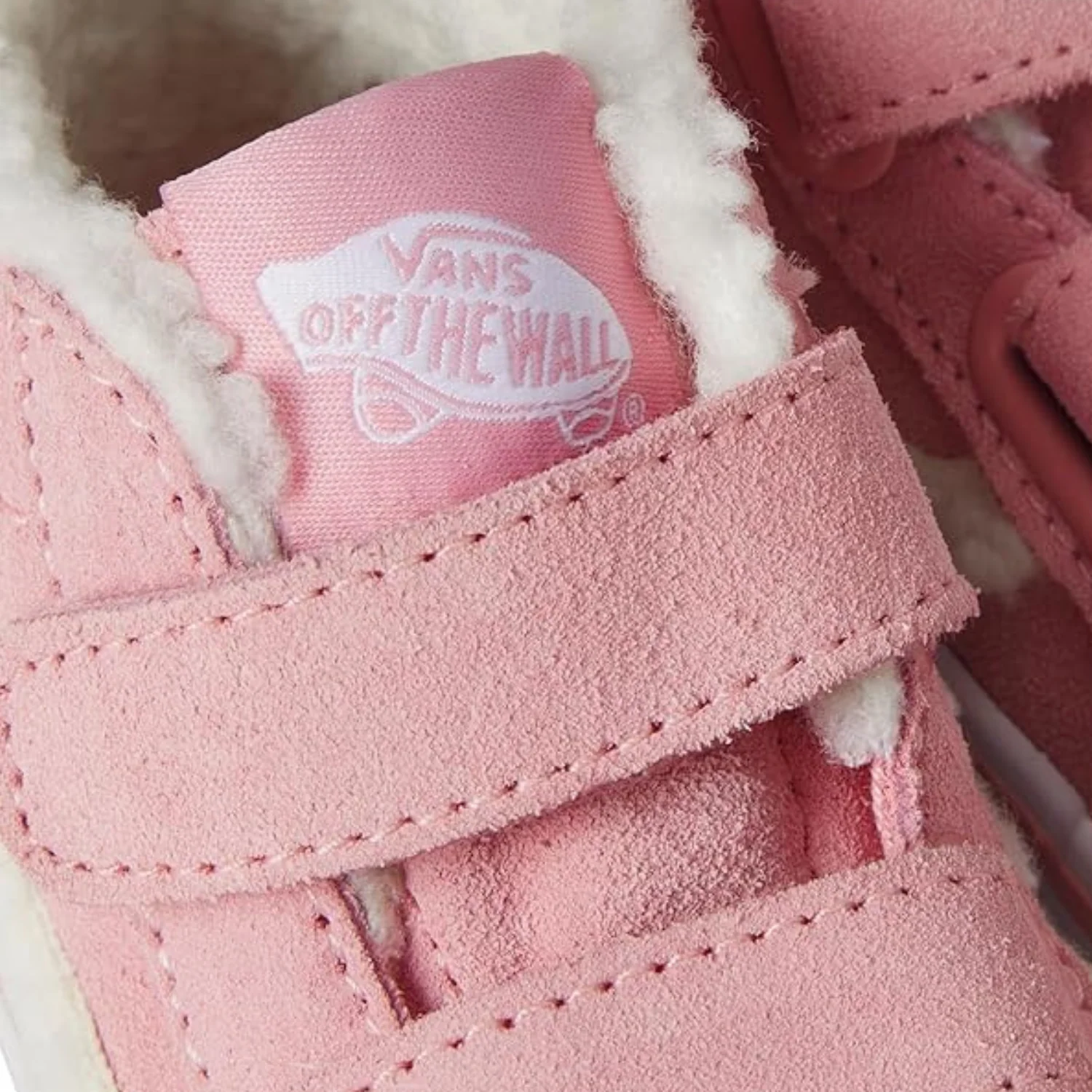 Vans Sk8-Mid Reissue V Sherpa Pop Pink Shoes - Girl's - Image 2